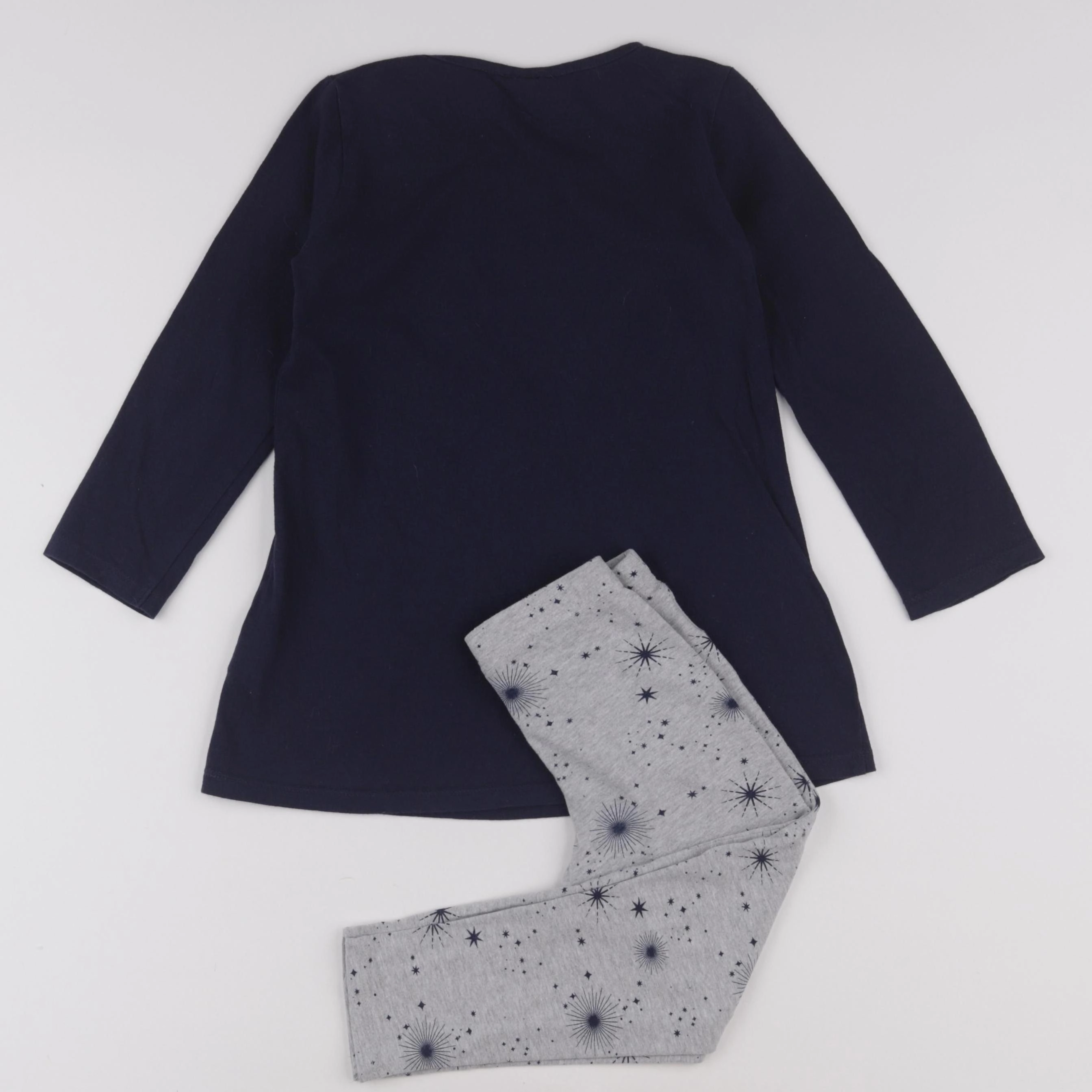 Vertbaudet - pyjama coton bleu - 4 ans
