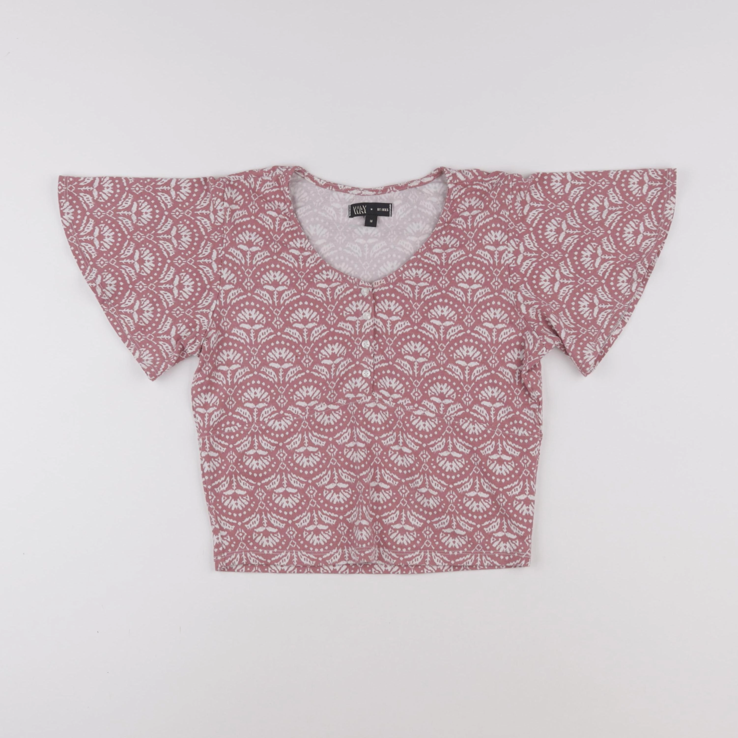 IKKS - tee-shirt rose - 16 ans