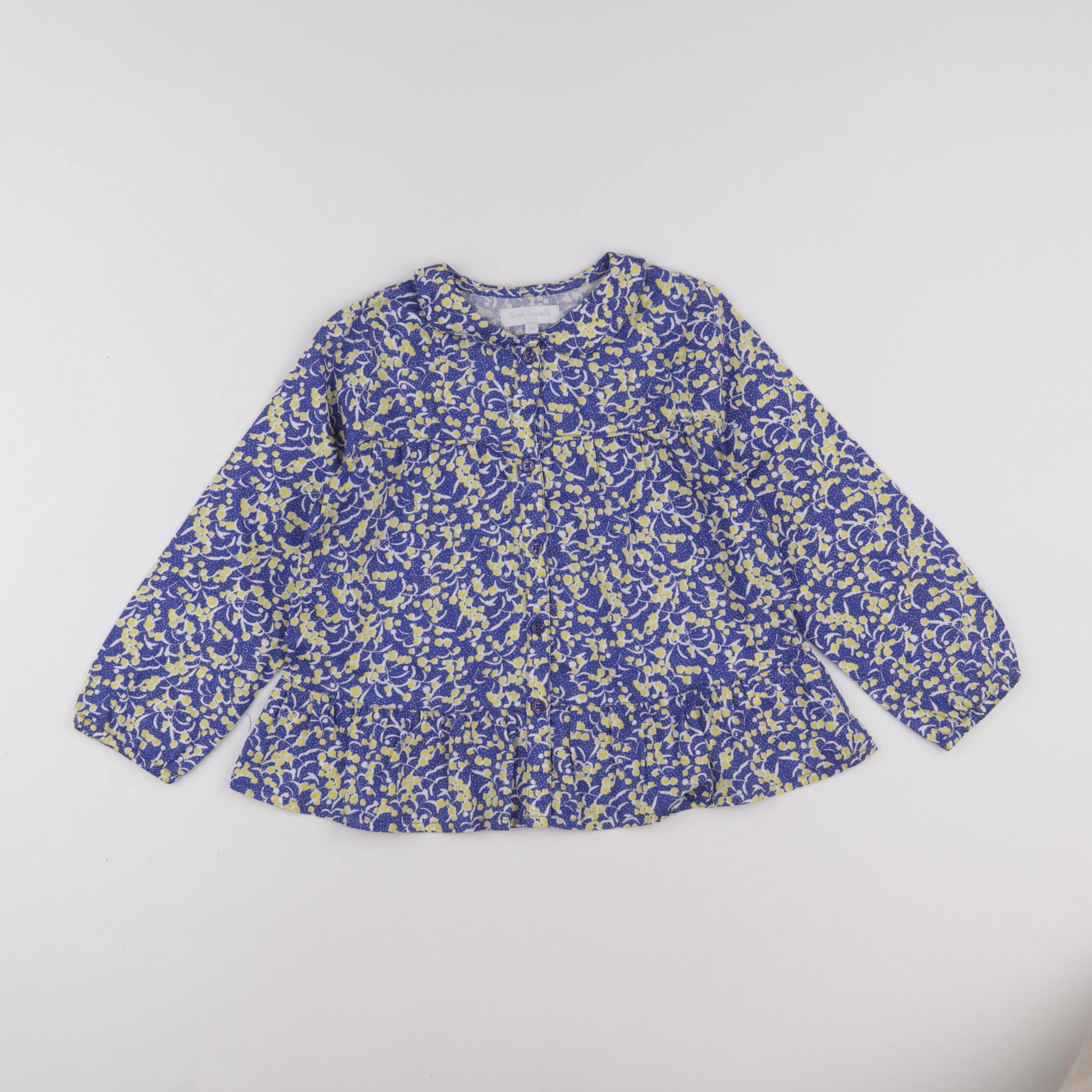 Cadet Rousselle - blouse bleu - 5 ans