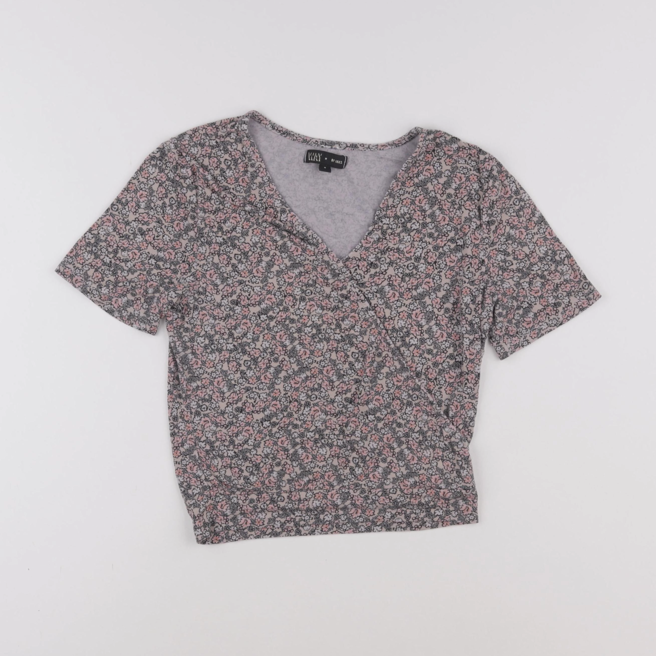 IKKS - tee-shirt multicolore - 14 ans