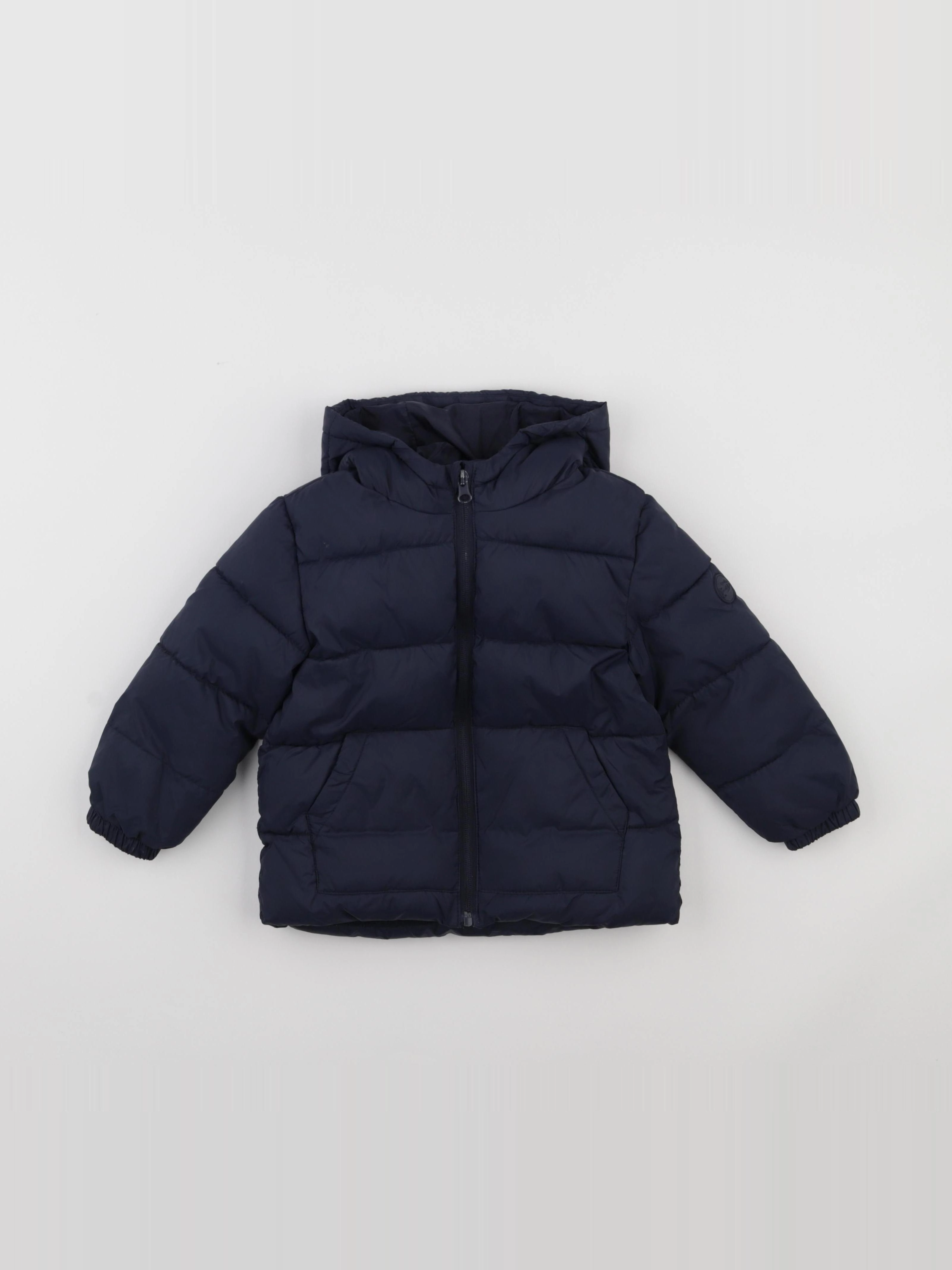 Mango - doudoune bleu - 2/3 ans