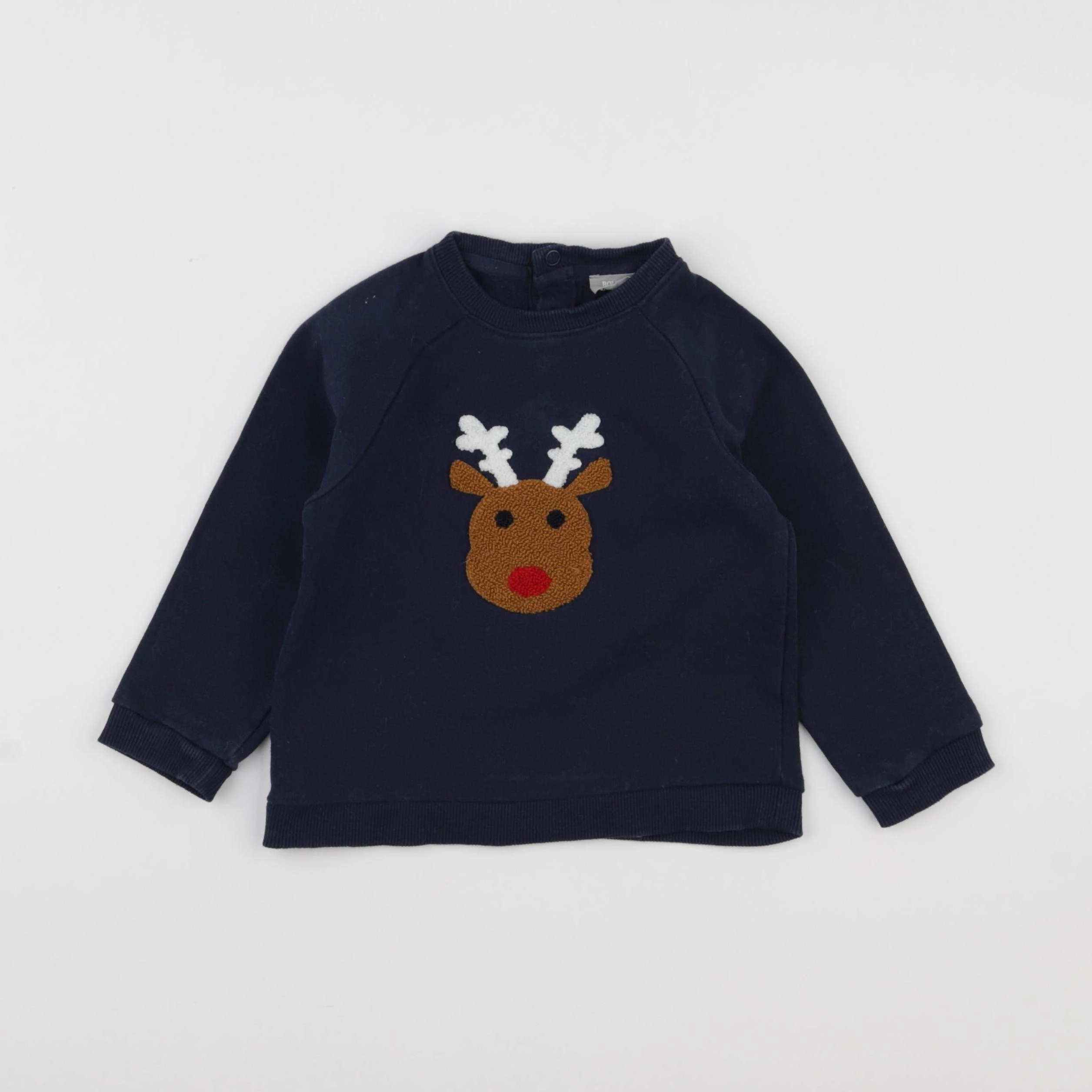 Boutchou - sweat bleu - 36 mois