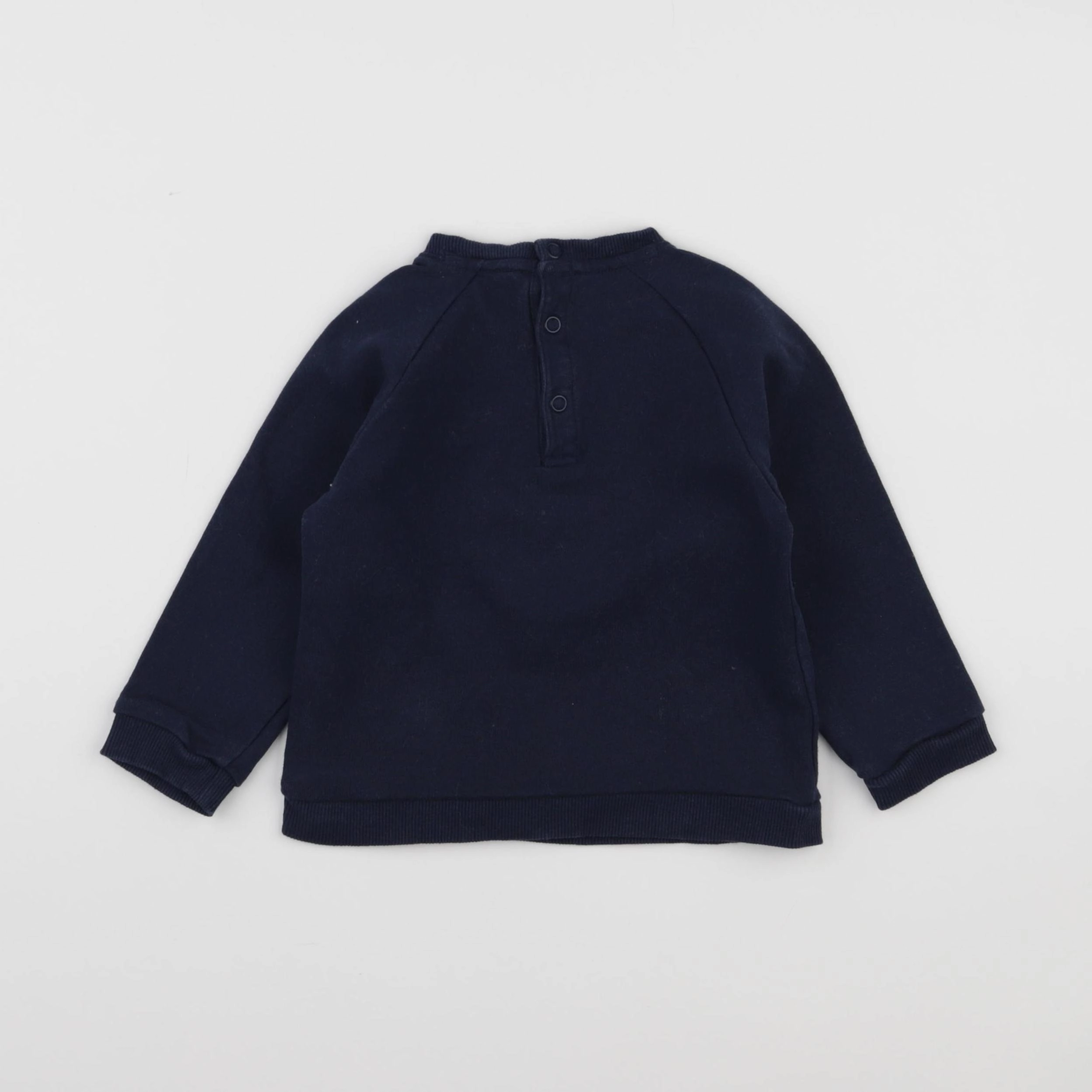 Boutchou - sweat bleu - 36 mois