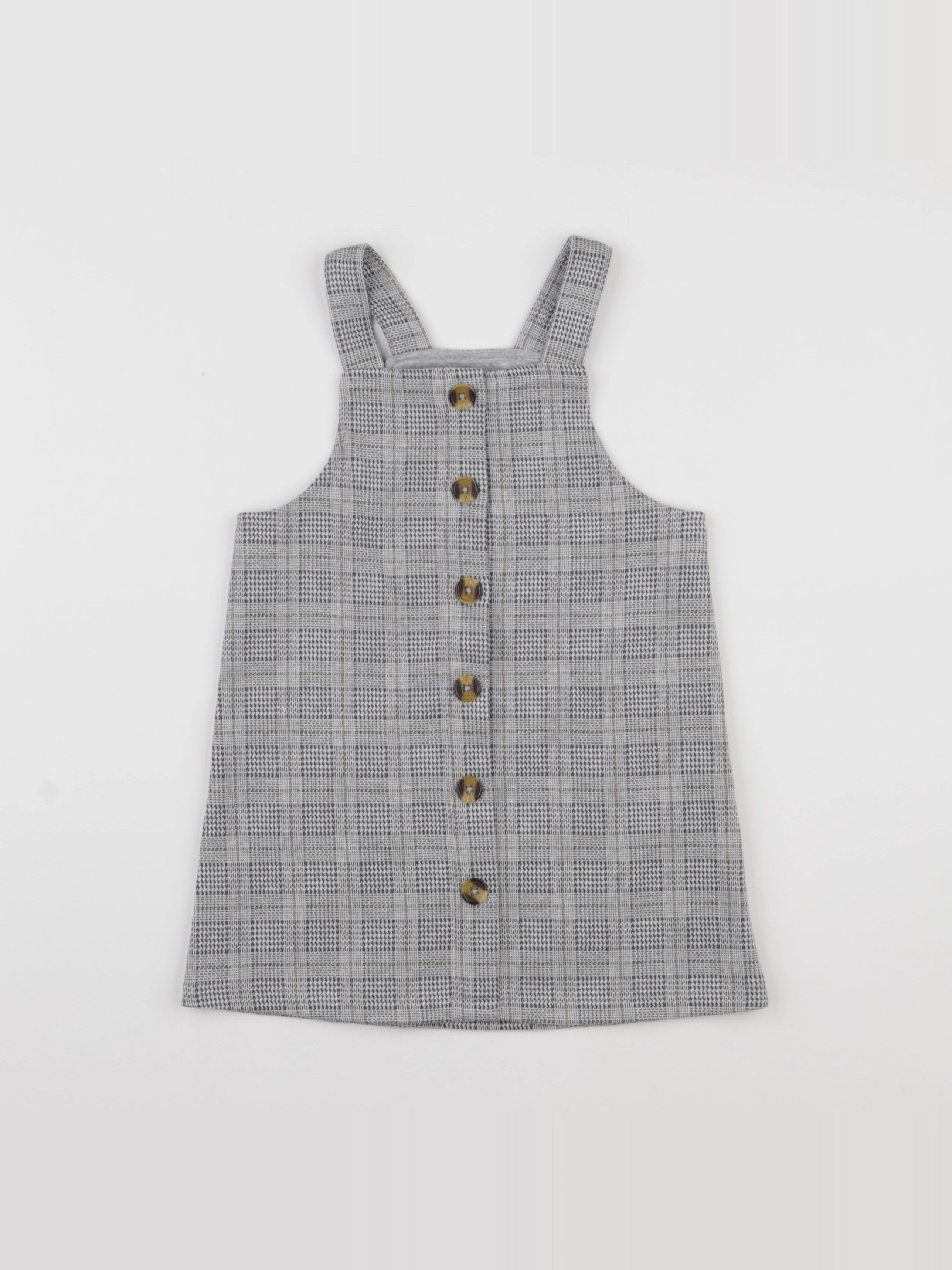 Okaidi - robe gris - 4 ans