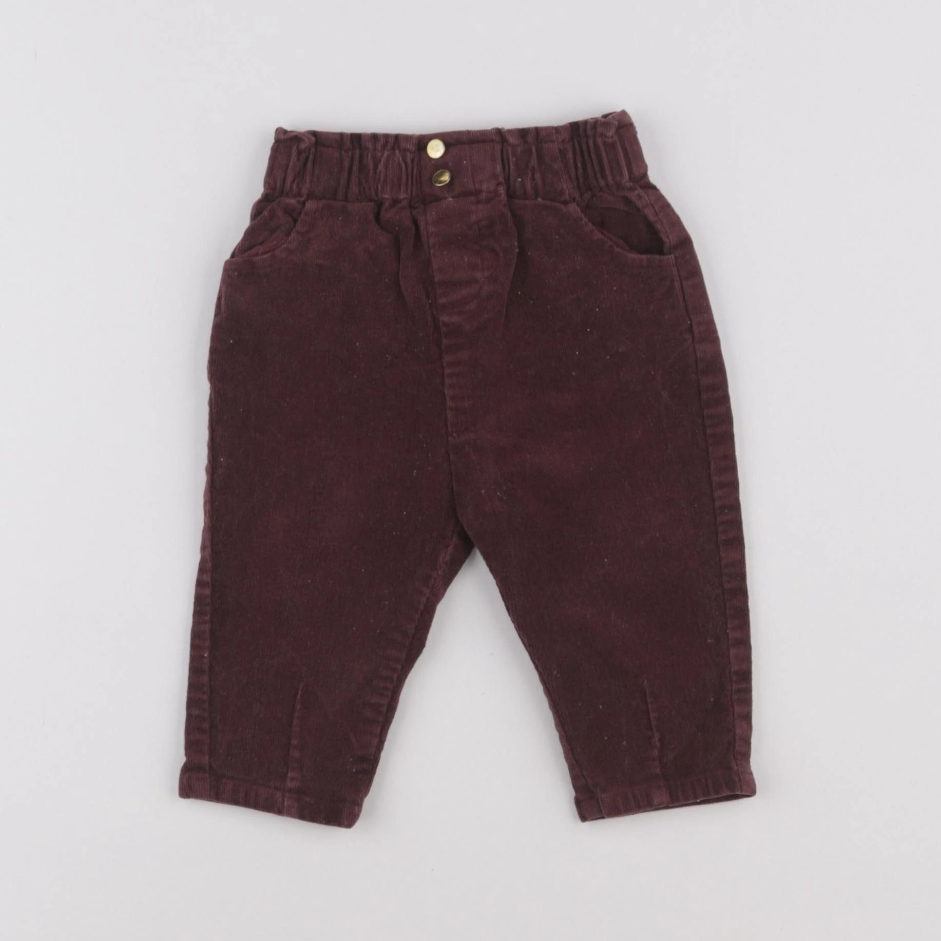 Vertbaudet - pantalon violet - 9 mois