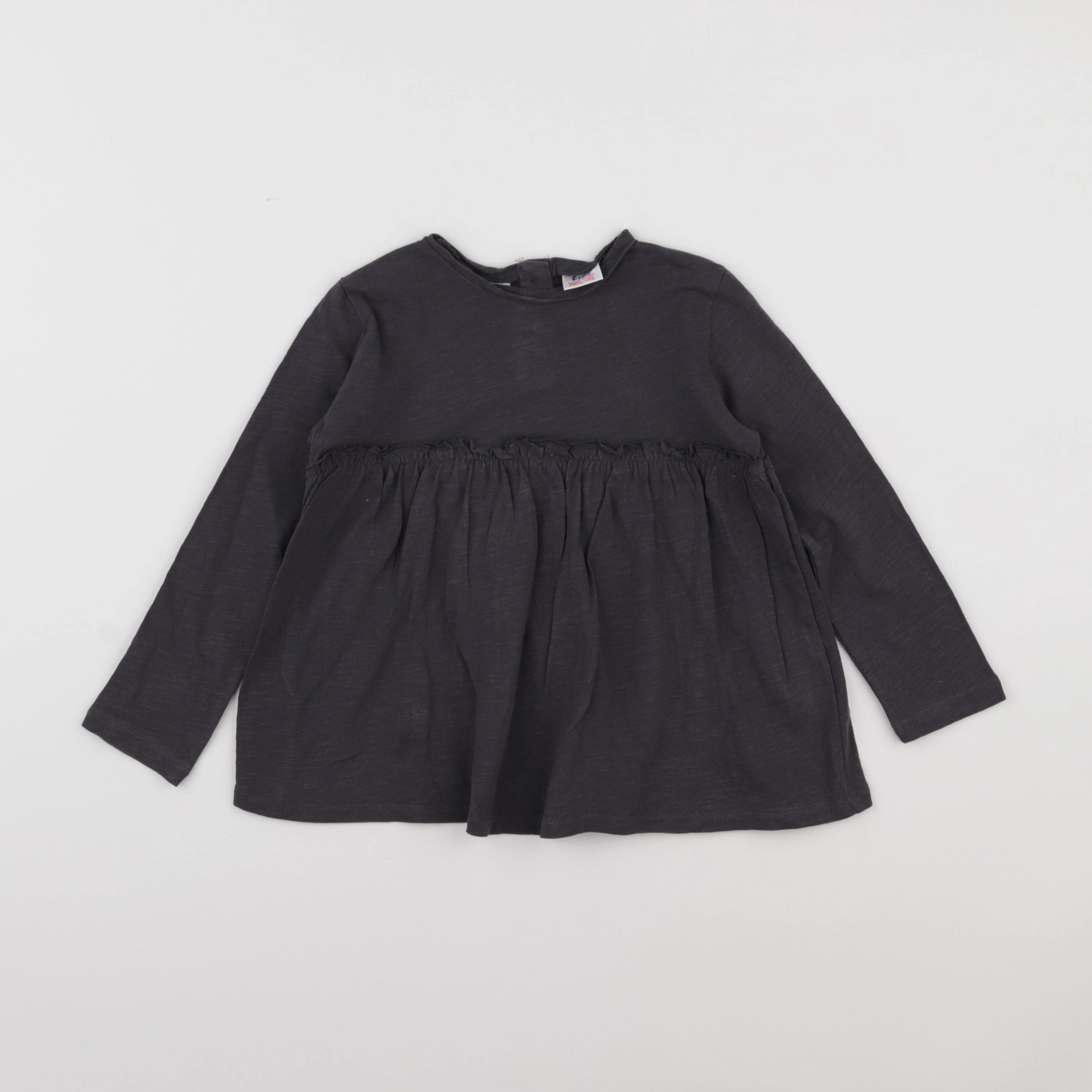 Zara - tee-shirt gris - 2/3 ans