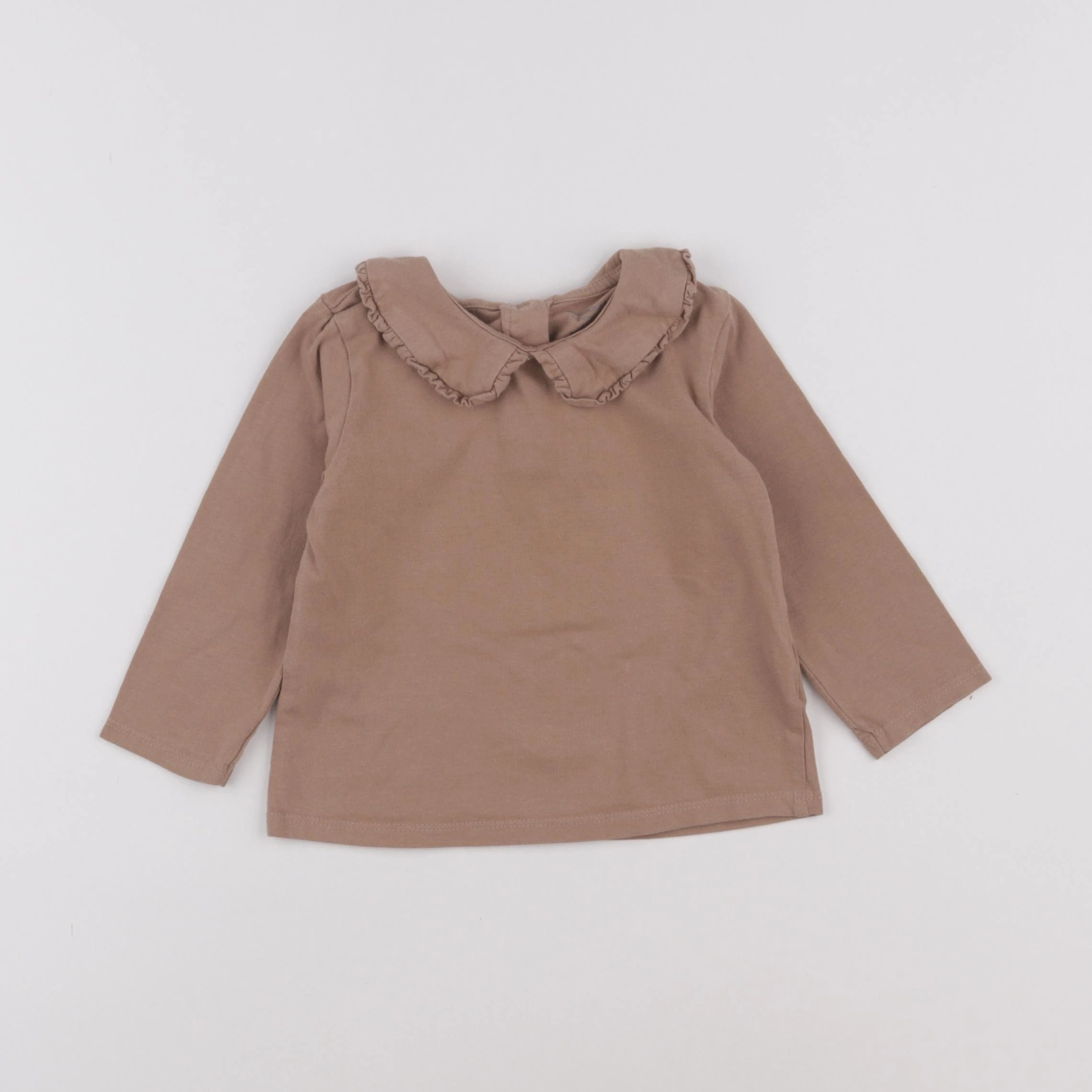 Vertbaudet - tee-shirt marron - 18 mois