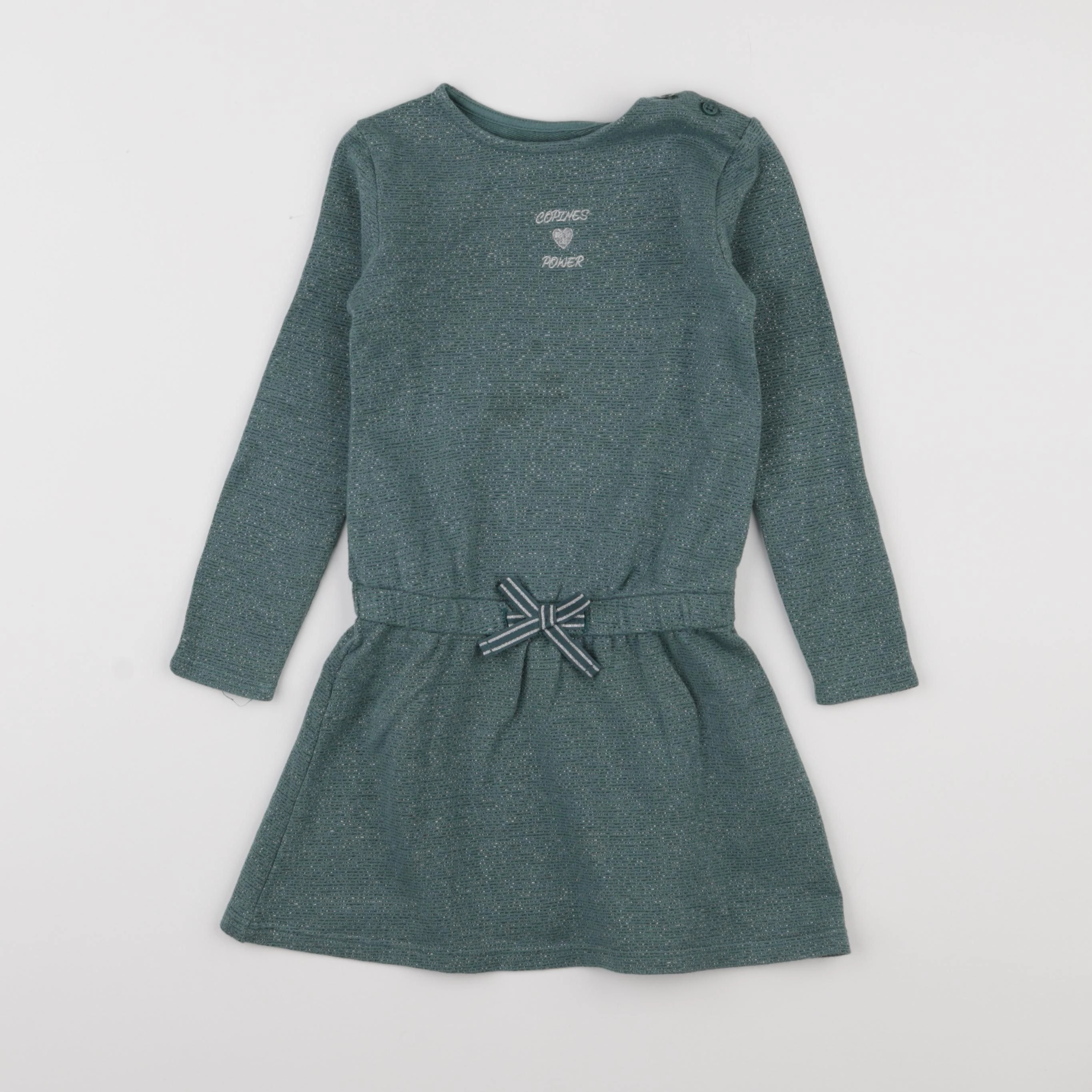 Vertbaudet - robe vert - 4 ans