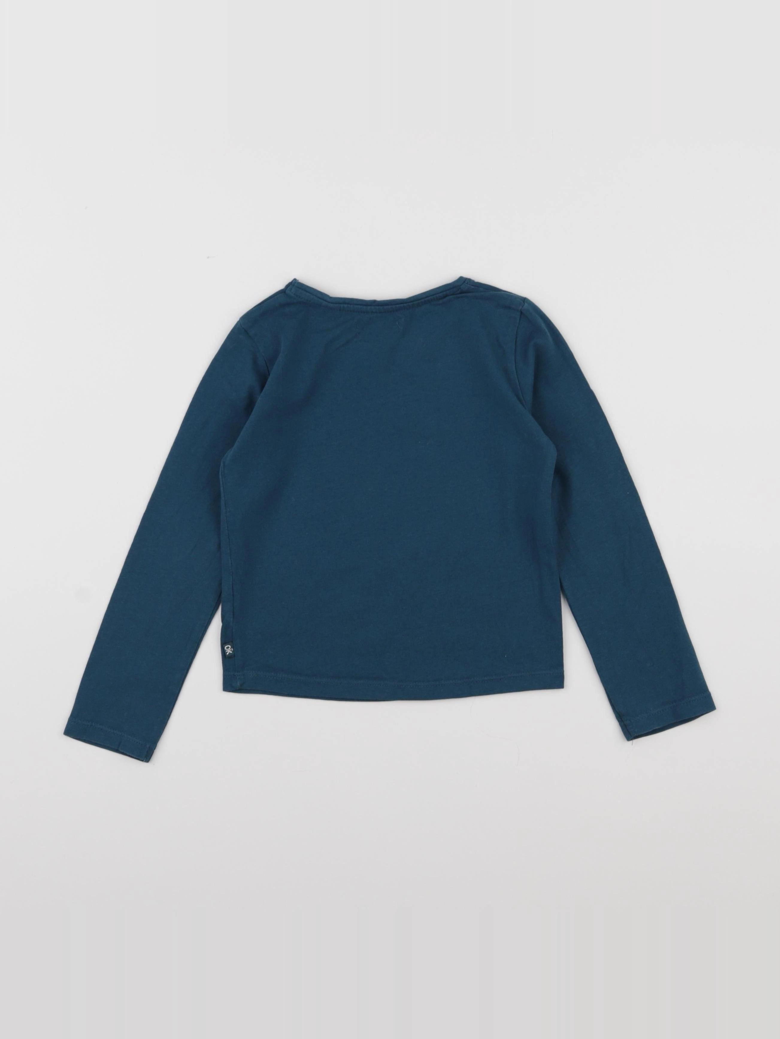 Okaidi - tee-shirt bleu - 3 ans