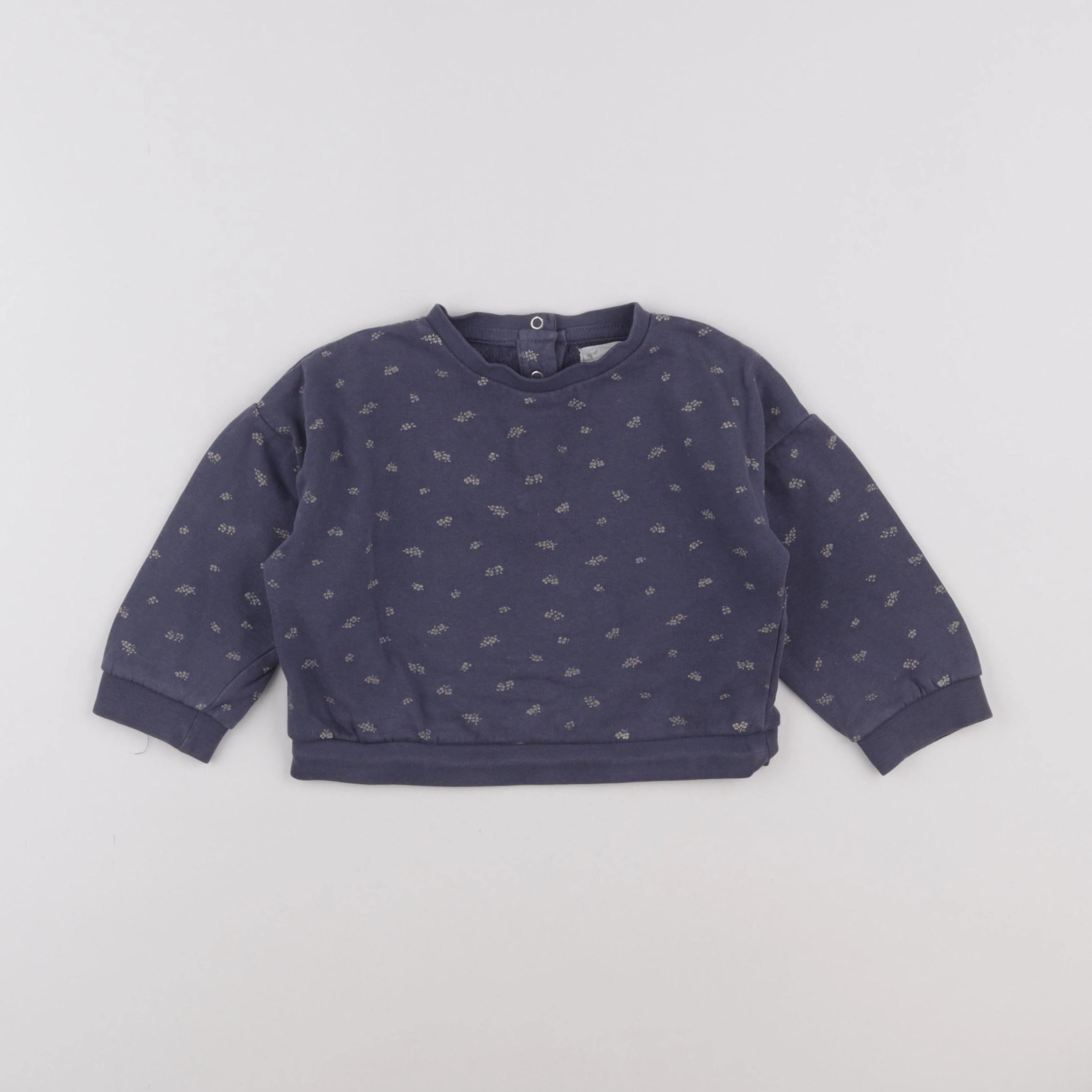 Vertbaudet - sweat bleu - 18 mois