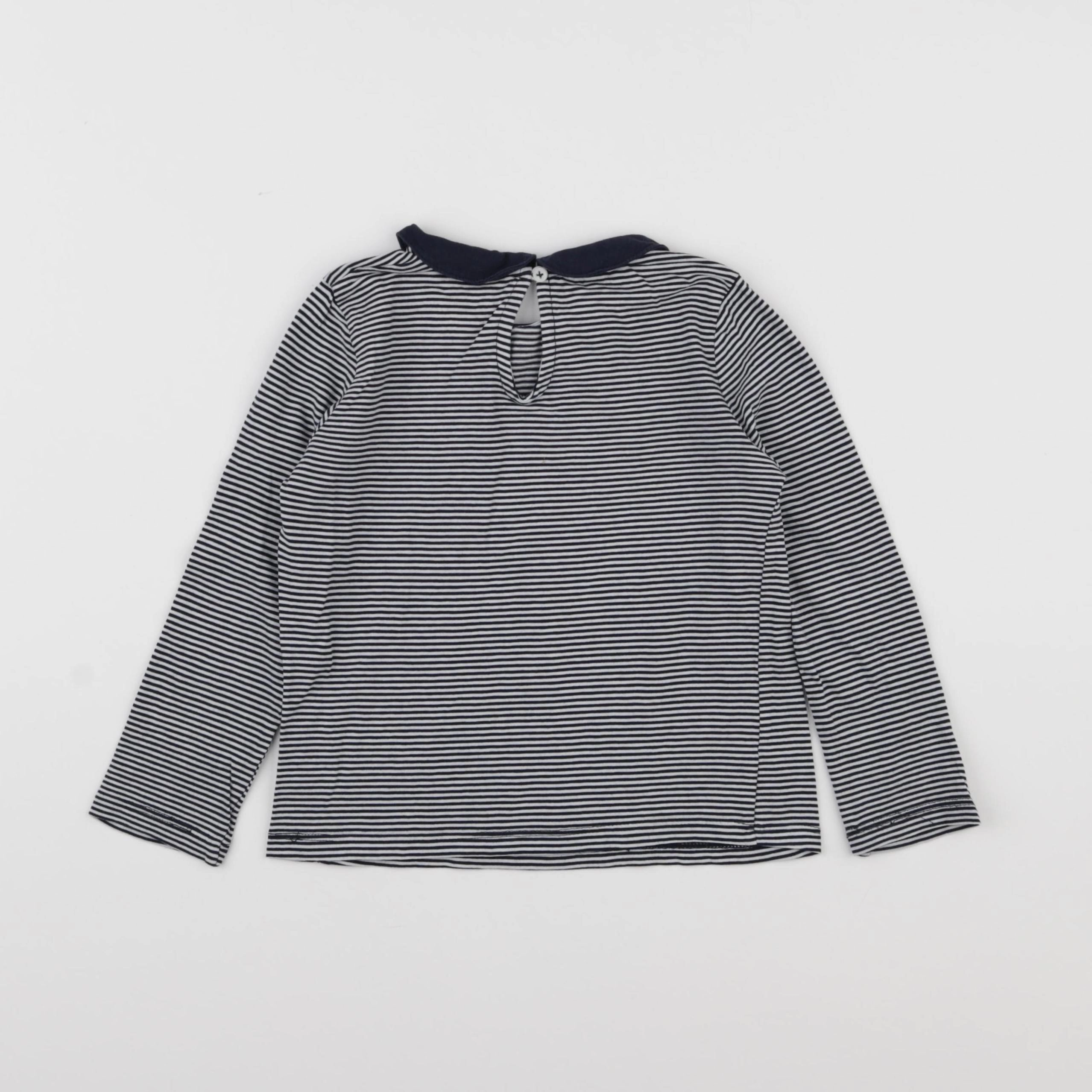 Monoprix - tee-shirt bleu - 4 ans