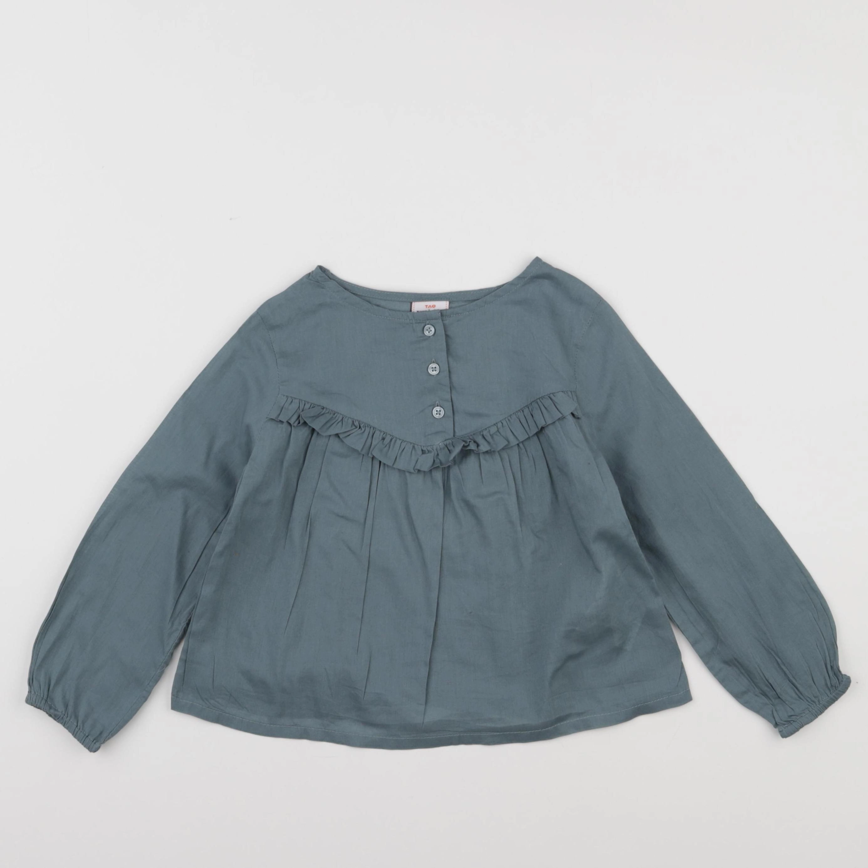 Tape à l'oeil - blouse vert - 4 ans