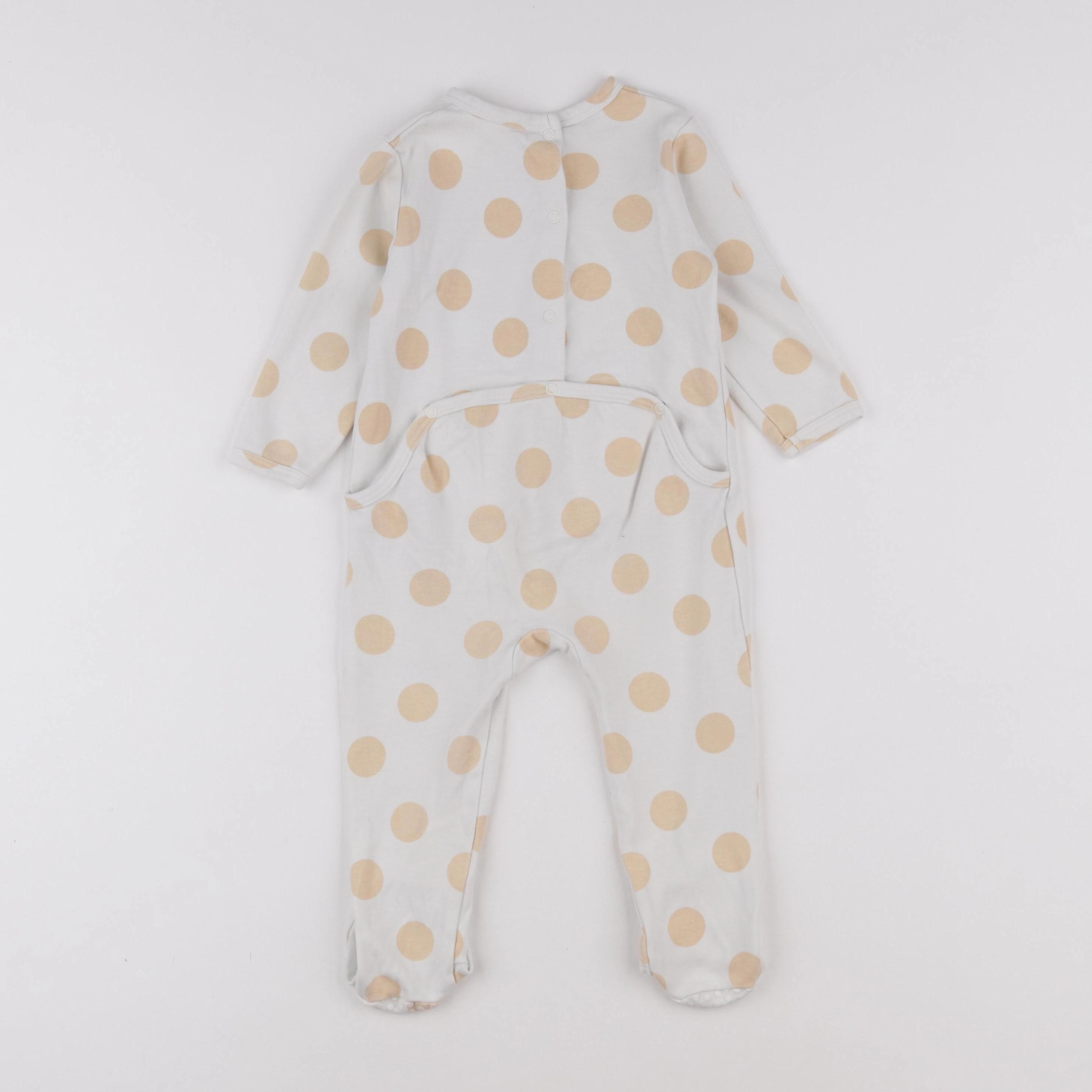 Vertbaudet - pyjama coton blanc - 18 mois