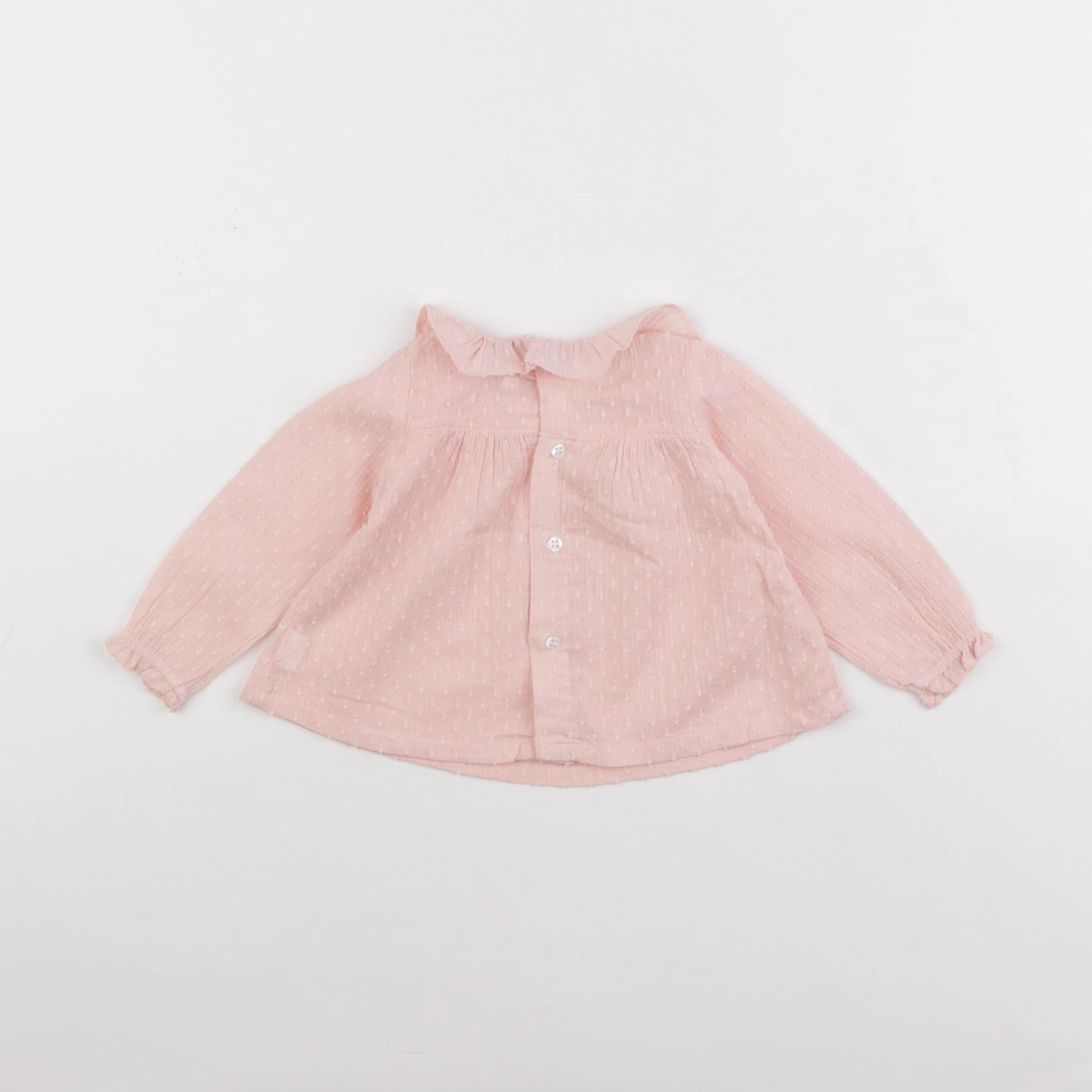 Lola Palacios - blouse rose - 6 mois