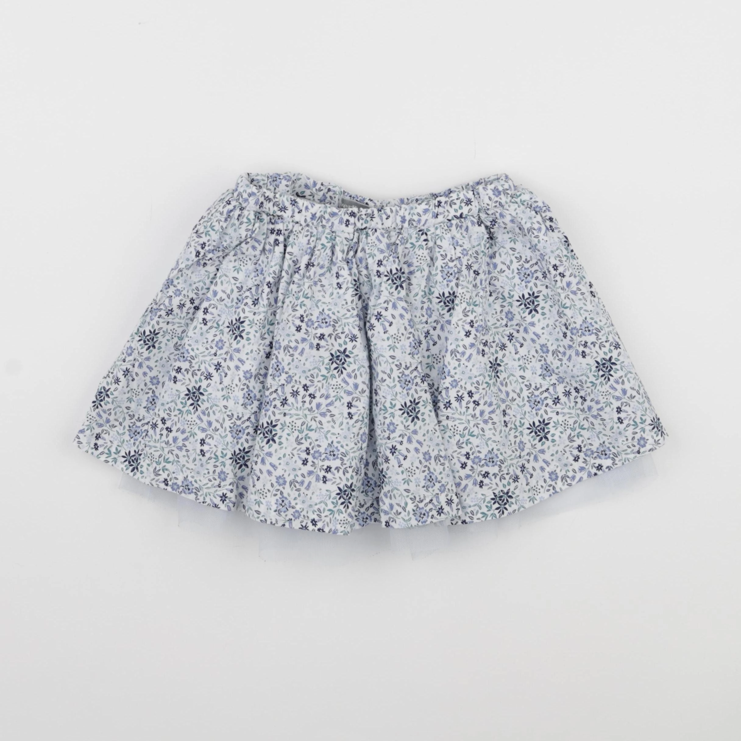 Vertbaudet - jupe bleu - 4 ans