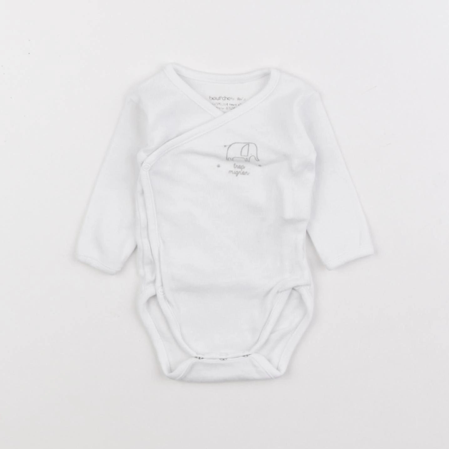 Boutchou - body blanc - 0 mois