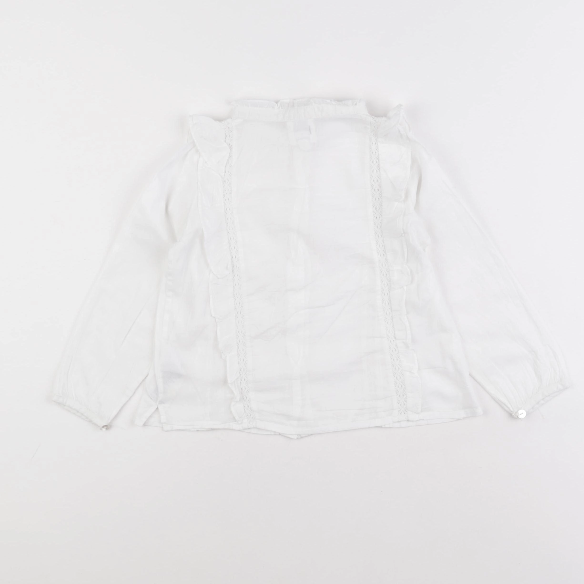 Bonton - blouse blanc - 4 ans
