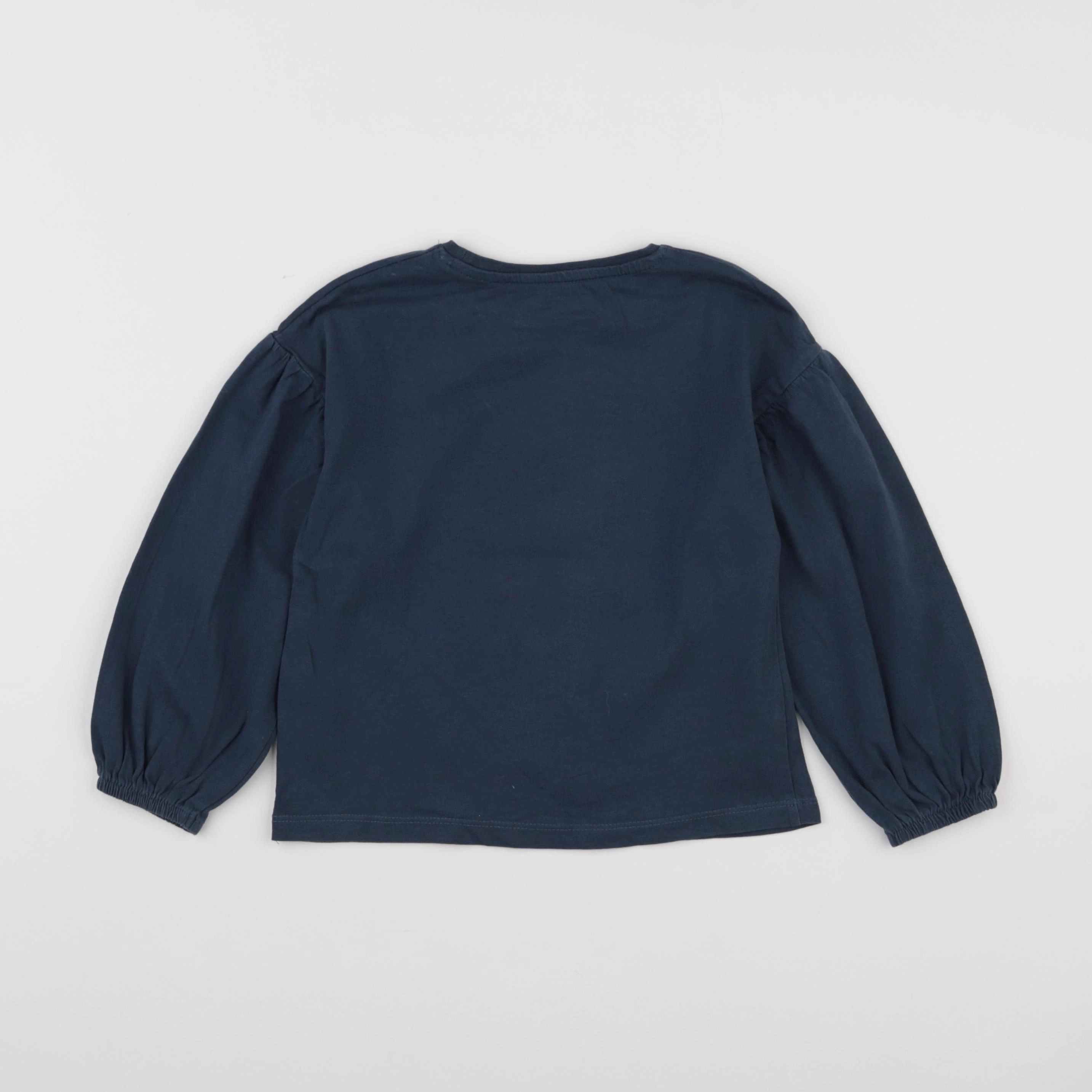 Vertbaudet - tee-shirt bleu - 5 ans