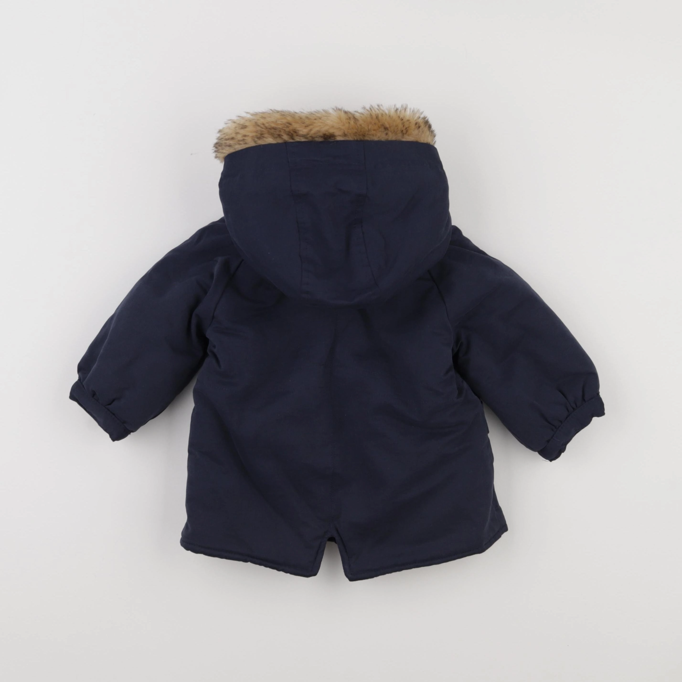 Vertbaudet - manteau bleu - 9 mois