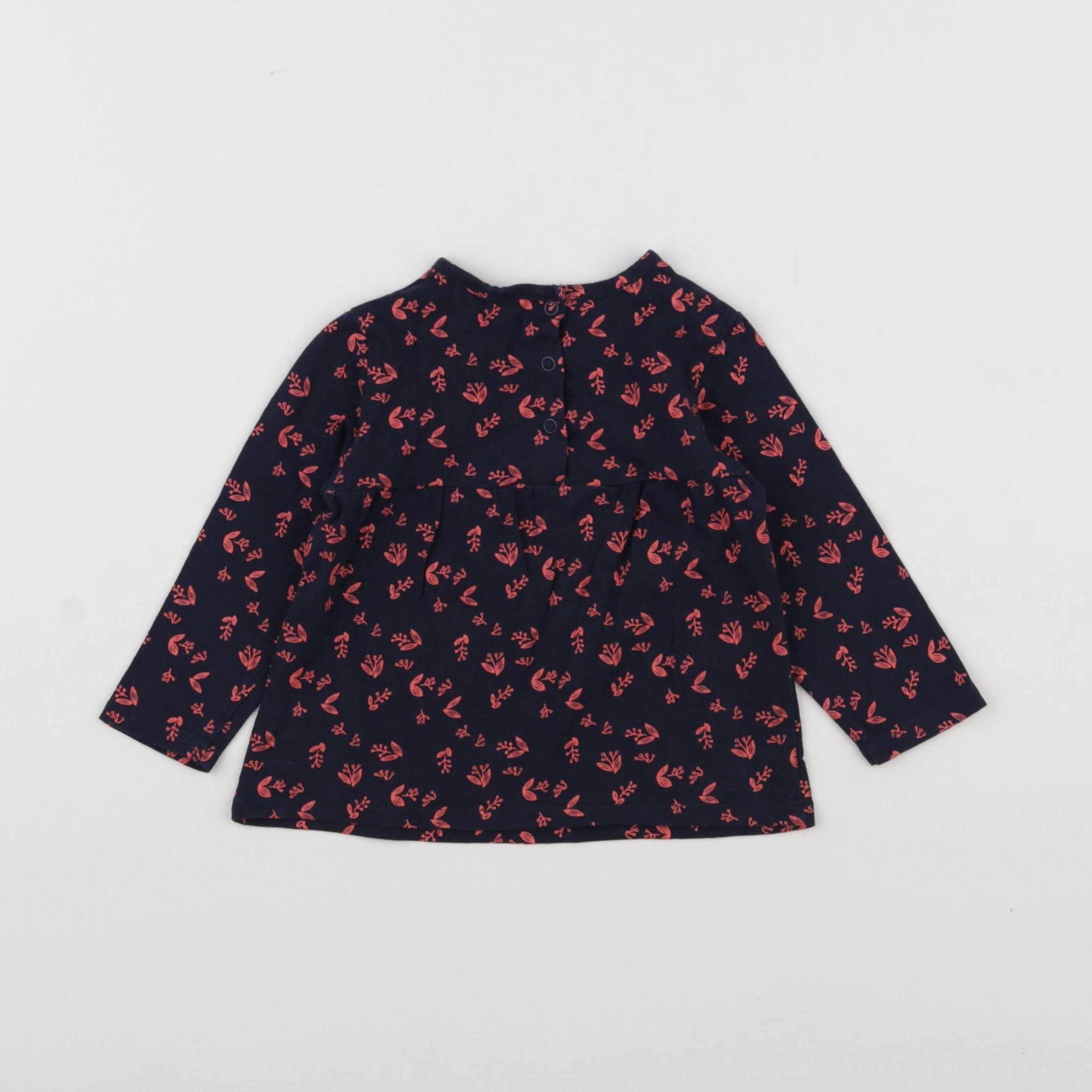 Vertbaudet - tee-shirt bleu - 9 mois