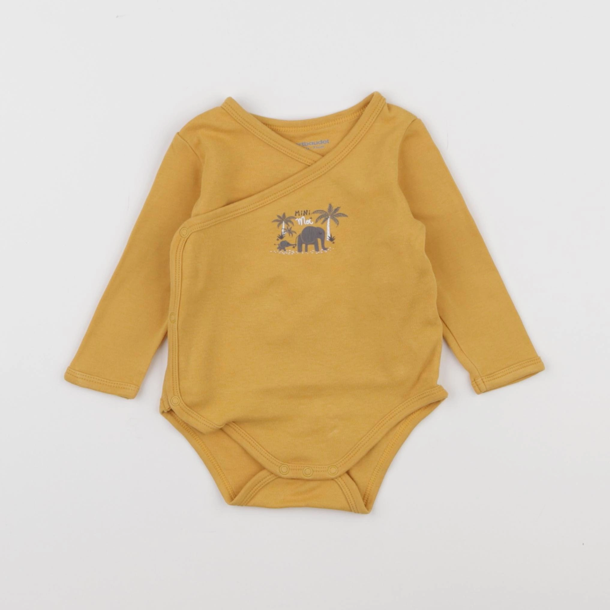 Vertbaudet - body jaune - 9 mois