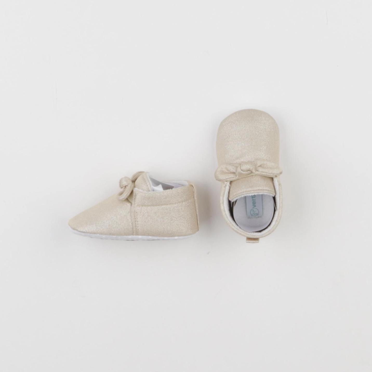 Vertbaudet - chaussons or - pointure 20