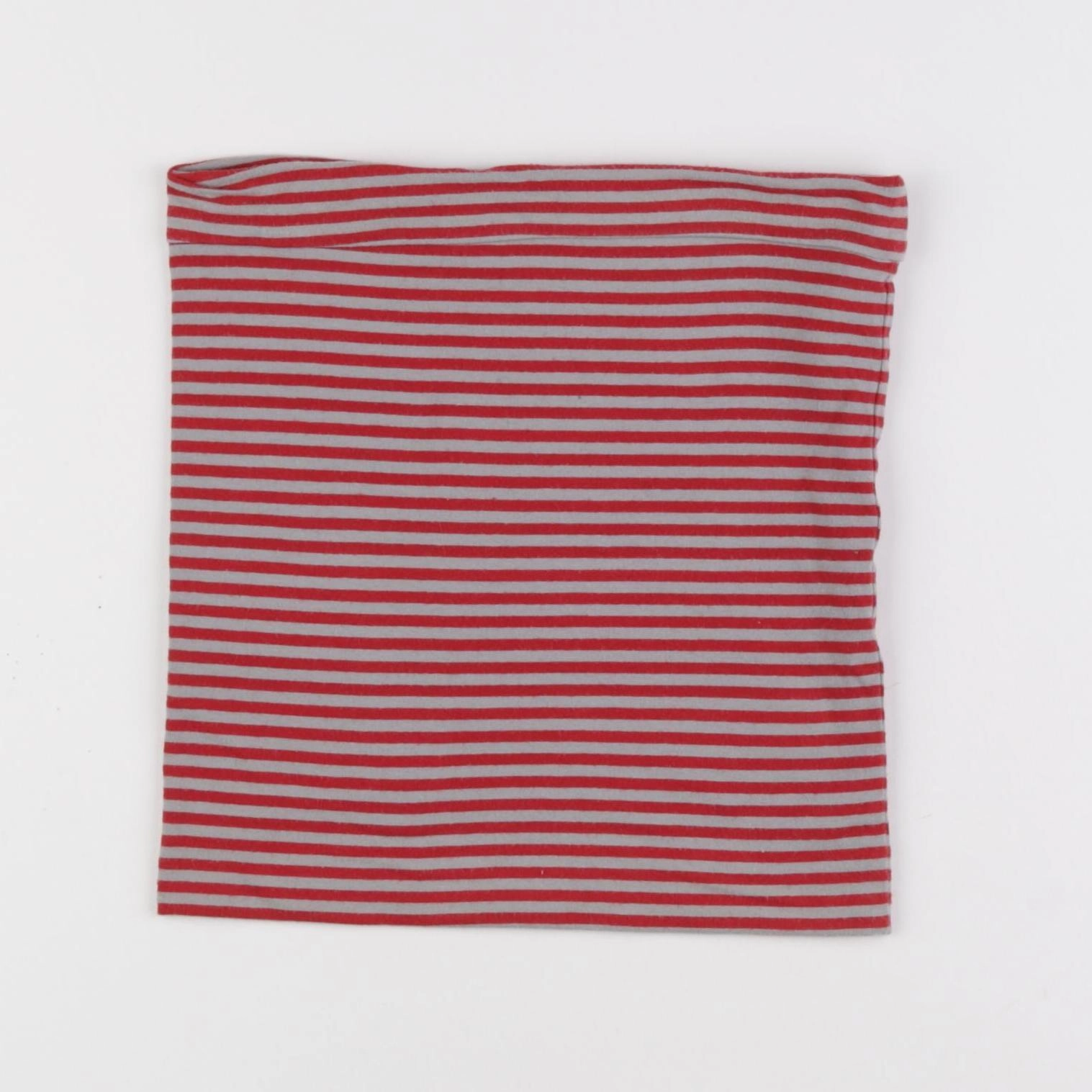 Vertbaudet - tour de cou rouge, gris - 6 ans