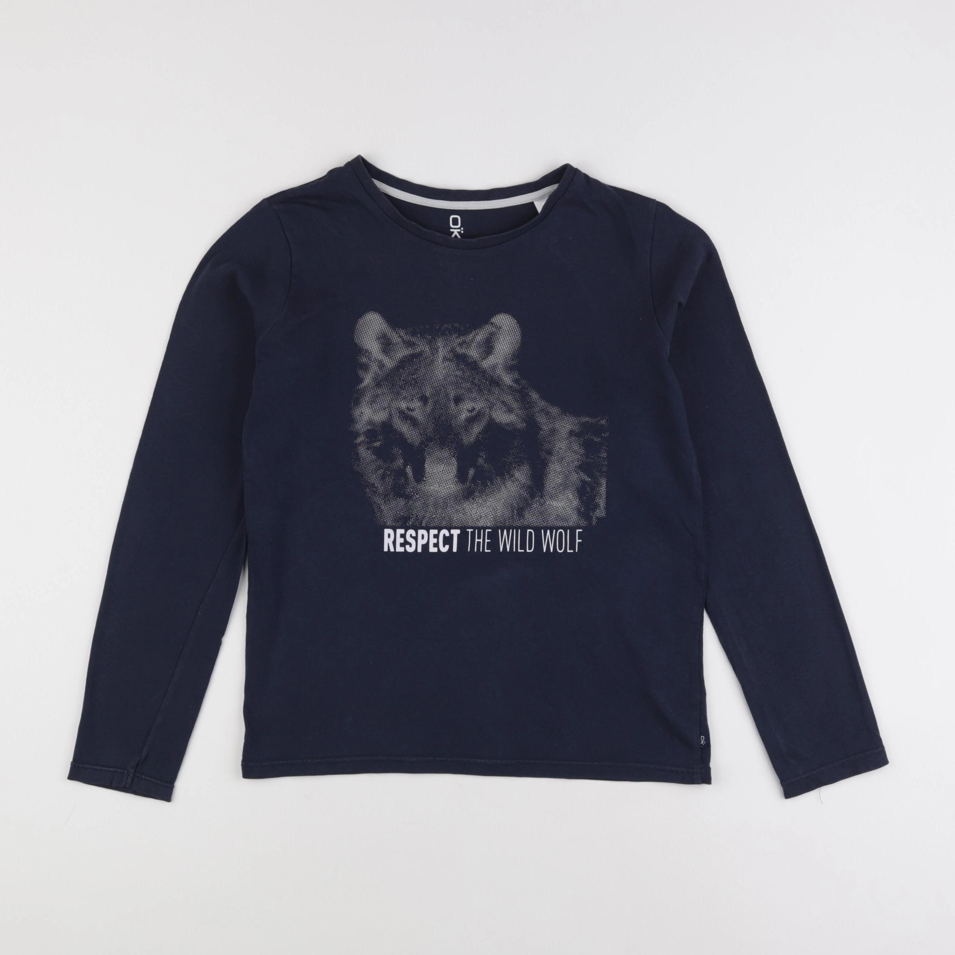 Okaidi - tee-shirt bleu - 12 ans