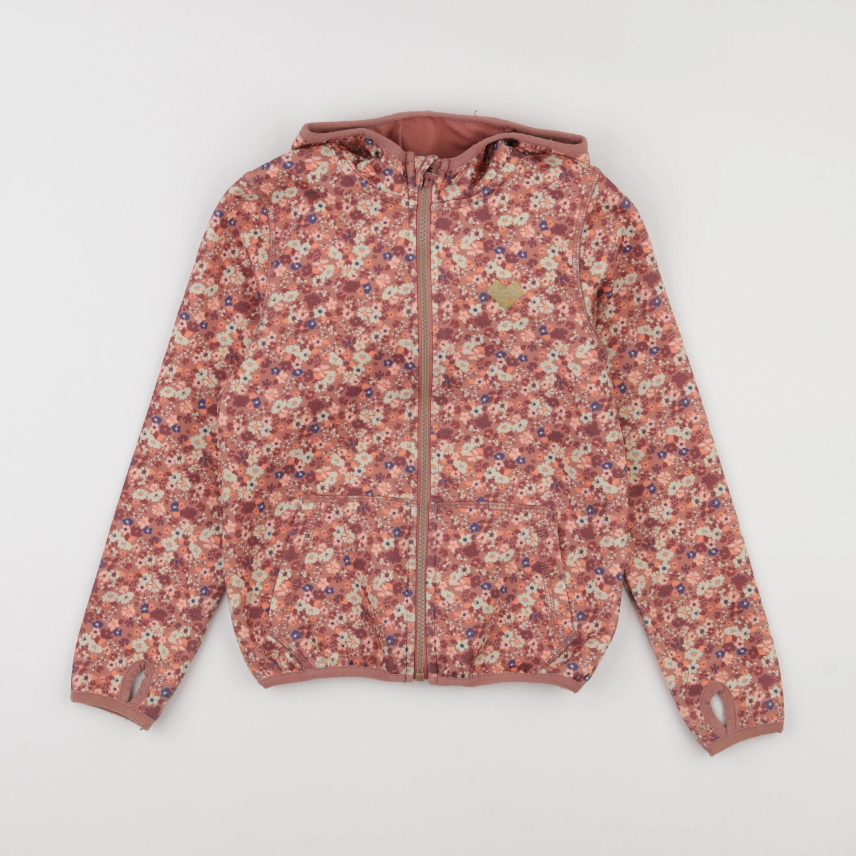 Vertbaudet - sweat de sport rose - 8 ans