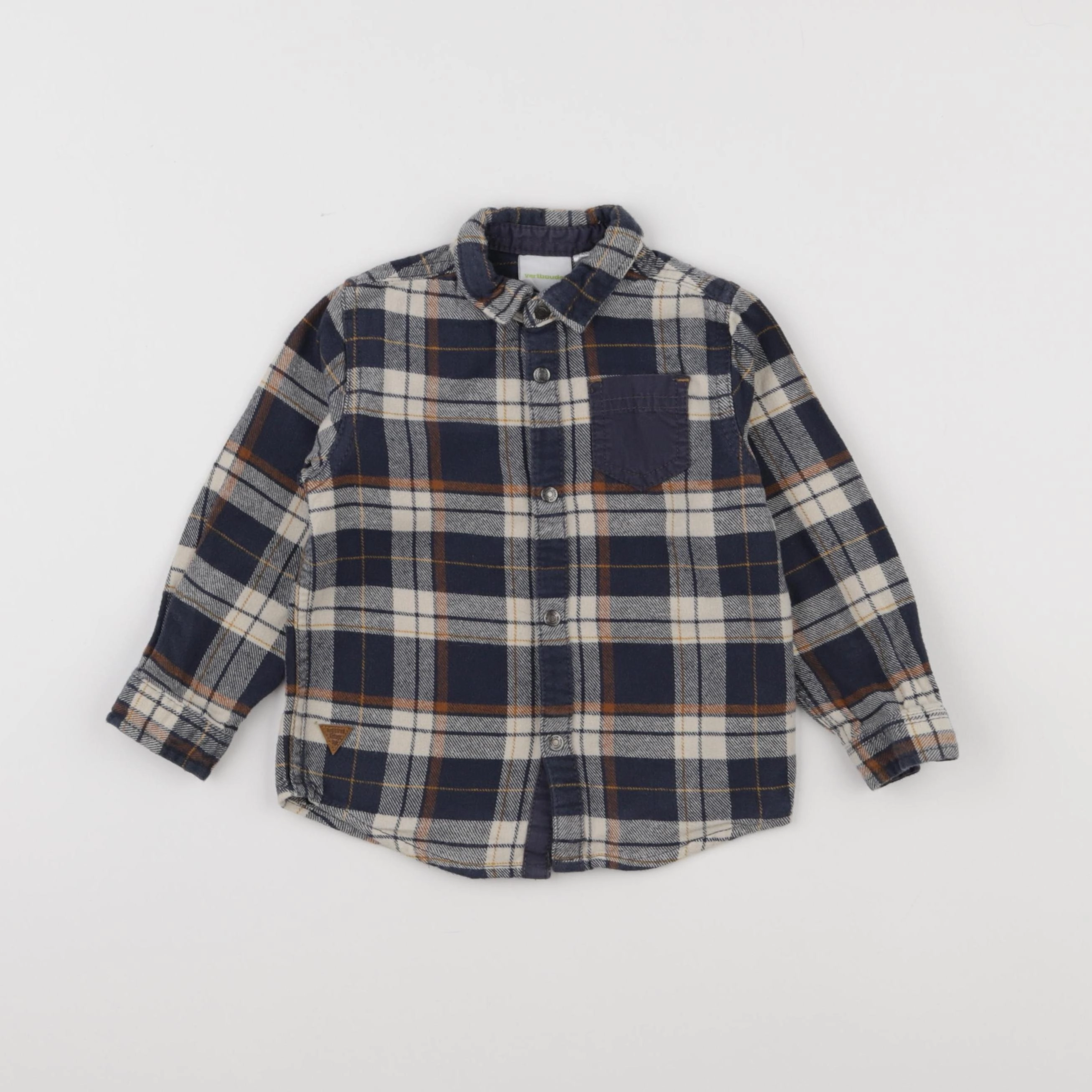 Vertbaudet - chemise bleu - 3 ans