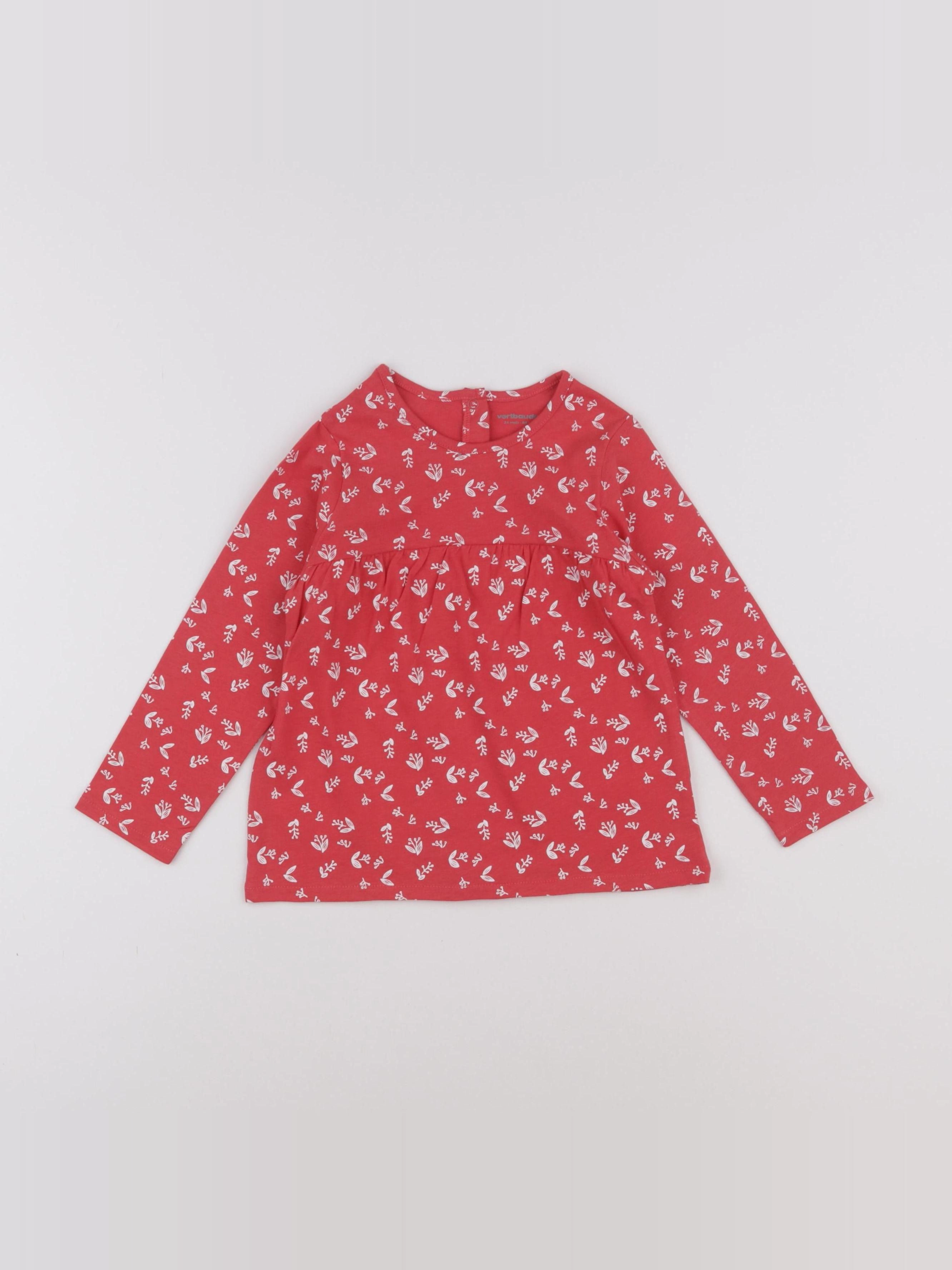 Vertbaudet - tee-shirt rose - 24 mois