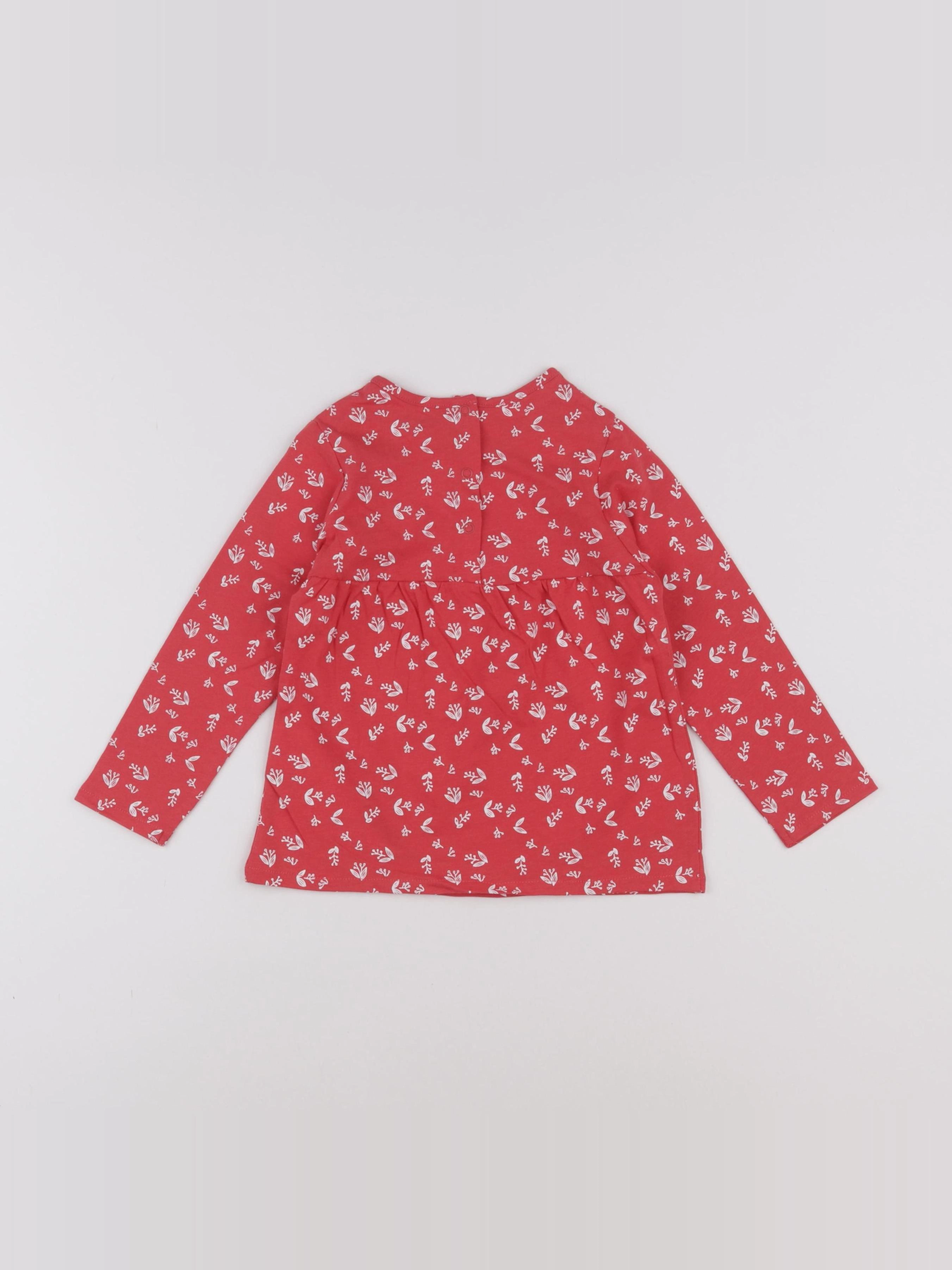 Vertbaudet - tee-shirt rose - 24 mois