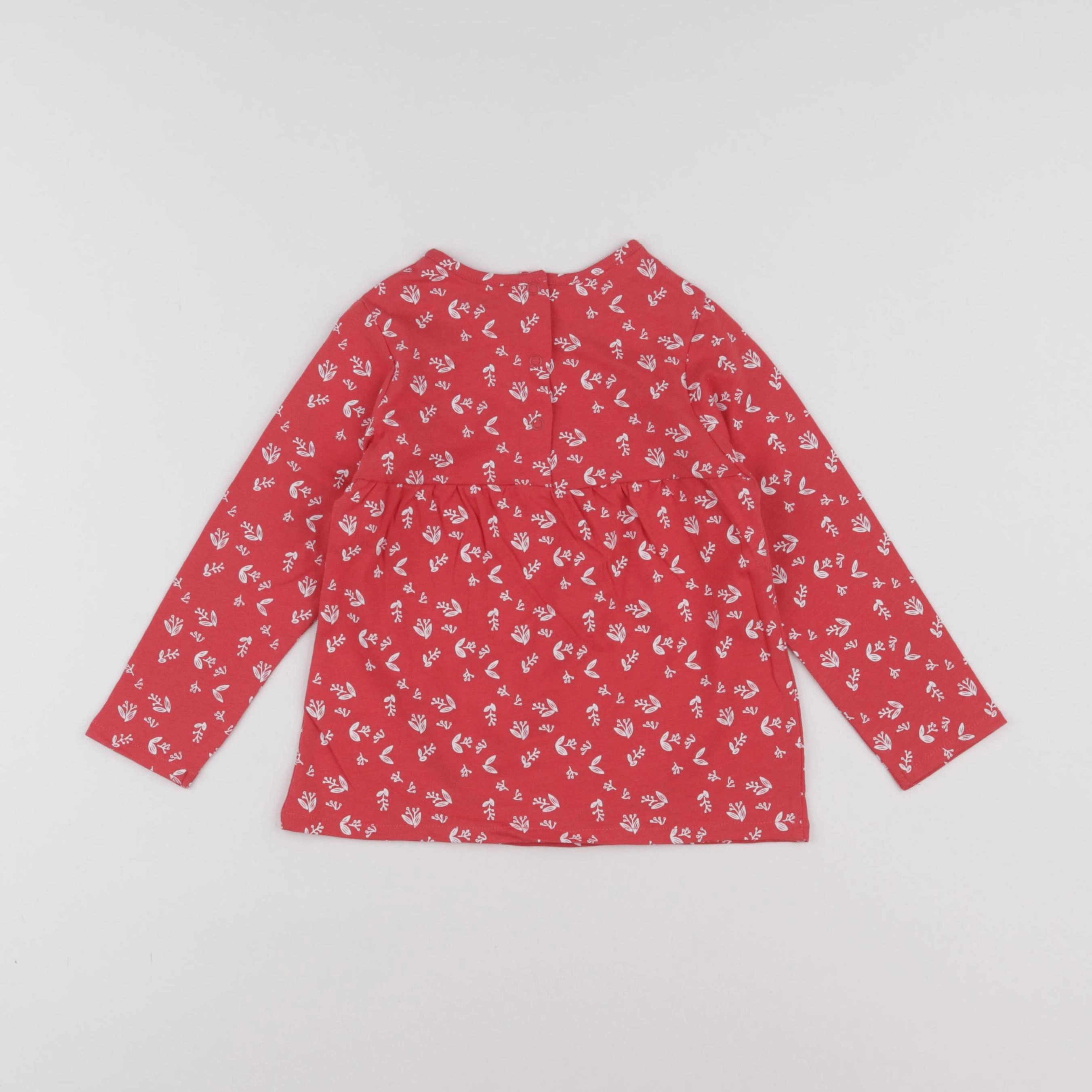 Vertbaudet - tee-shirt rose - 24 mois