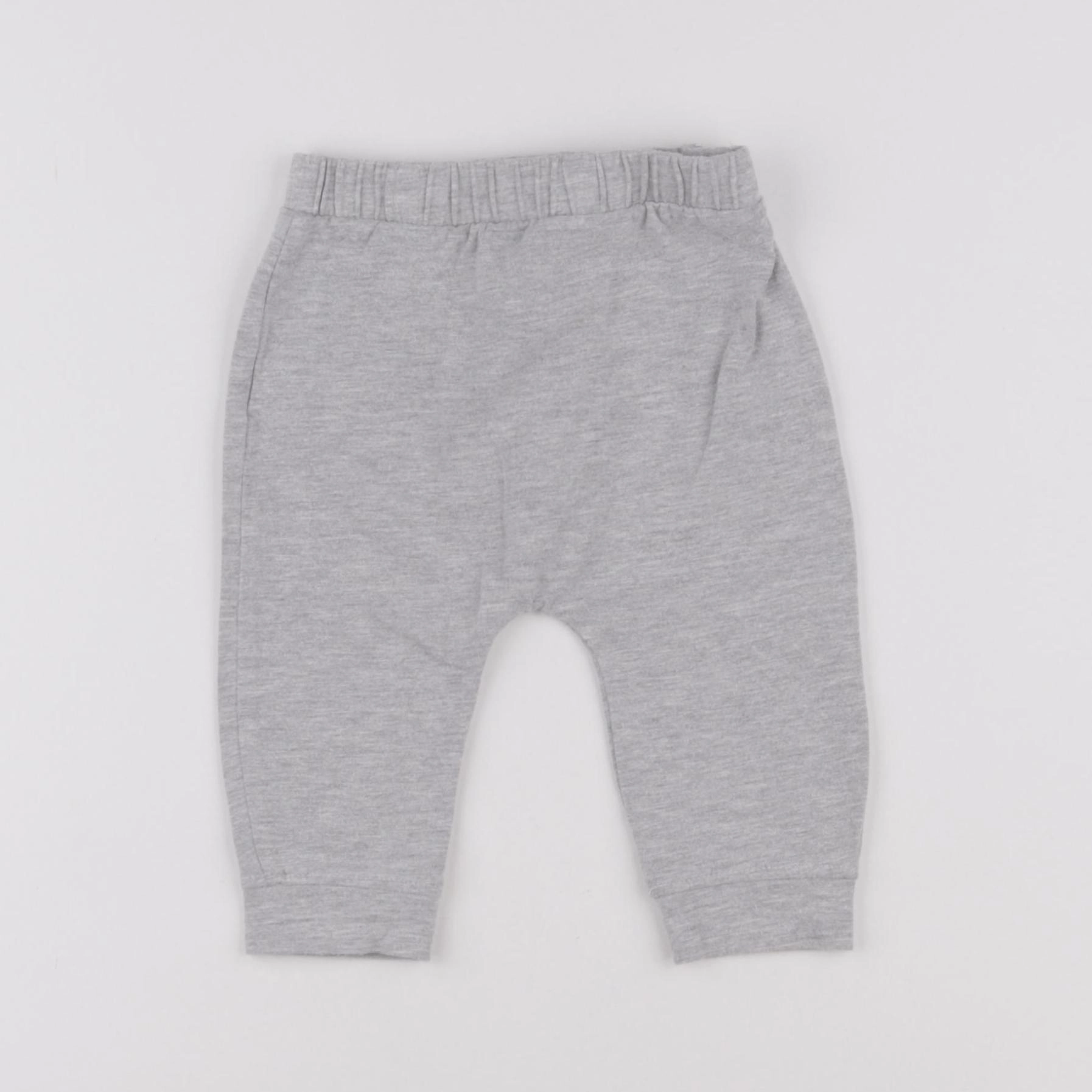 Vertbaudet - legging gris - 9 mois