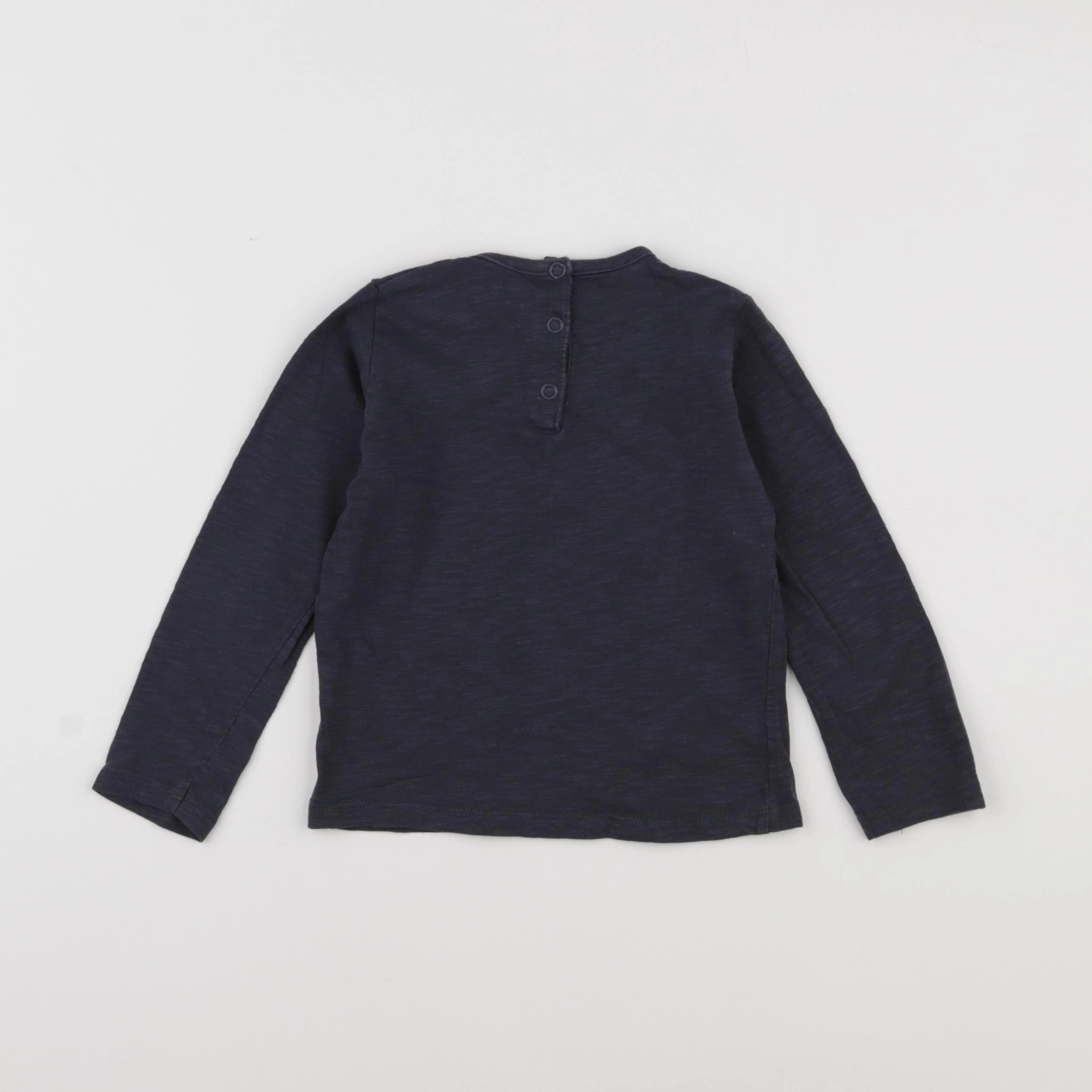 Vertbaudet - tee-shirt bleu - 3 ans