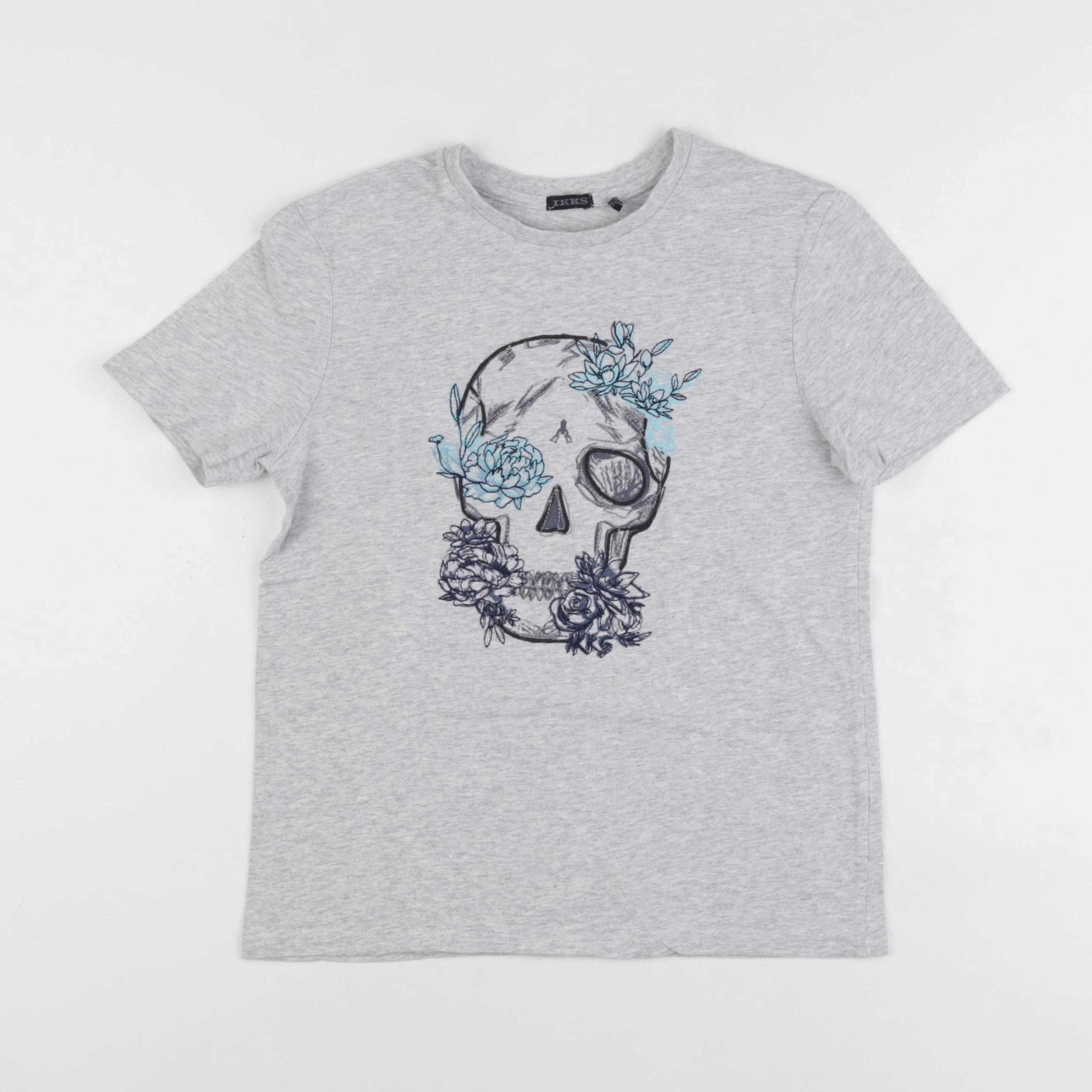 IKKS - tee-shirt gris - 12 ans