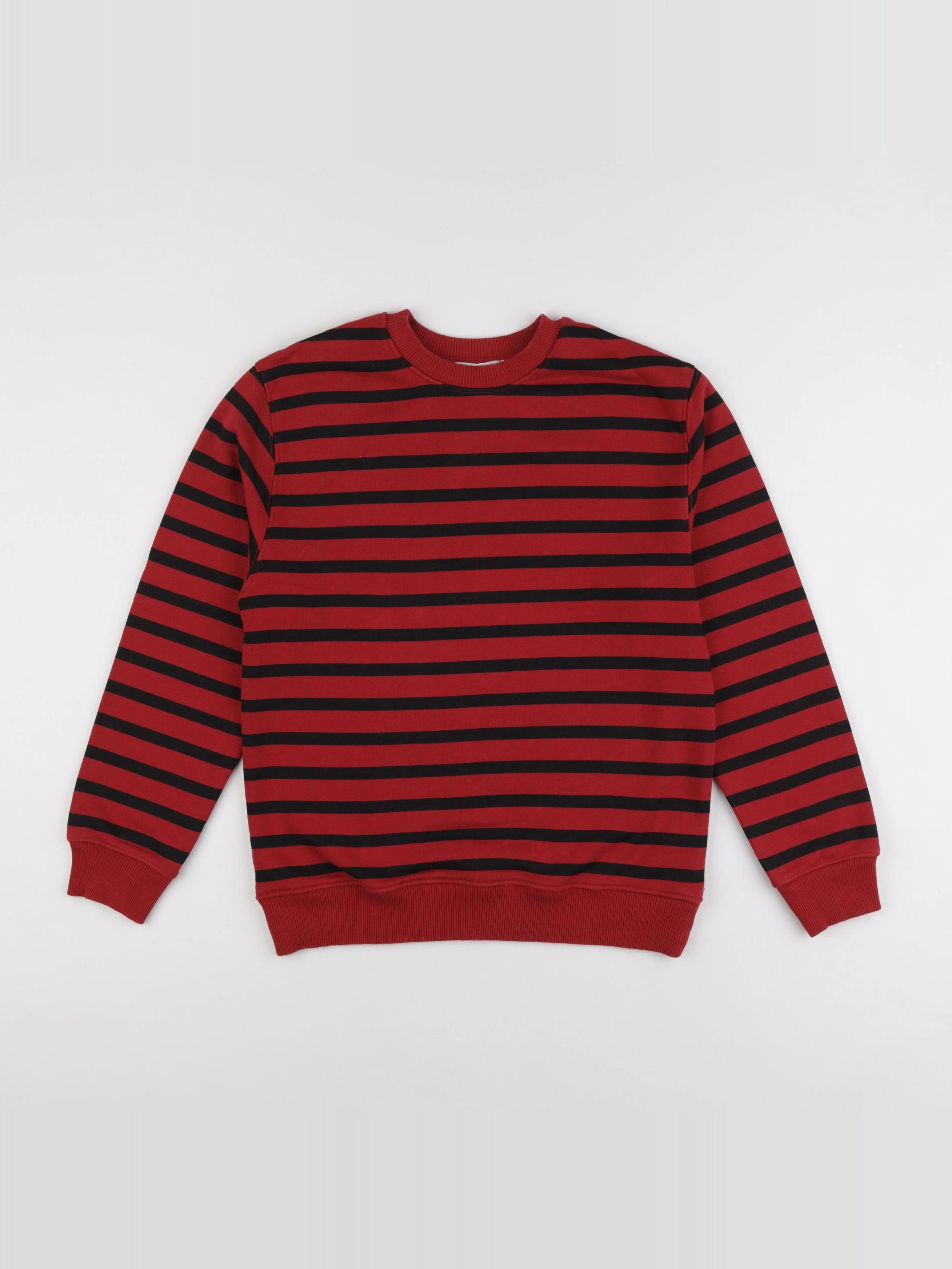 Zara - sweat noir, rouge - 11/12 ans