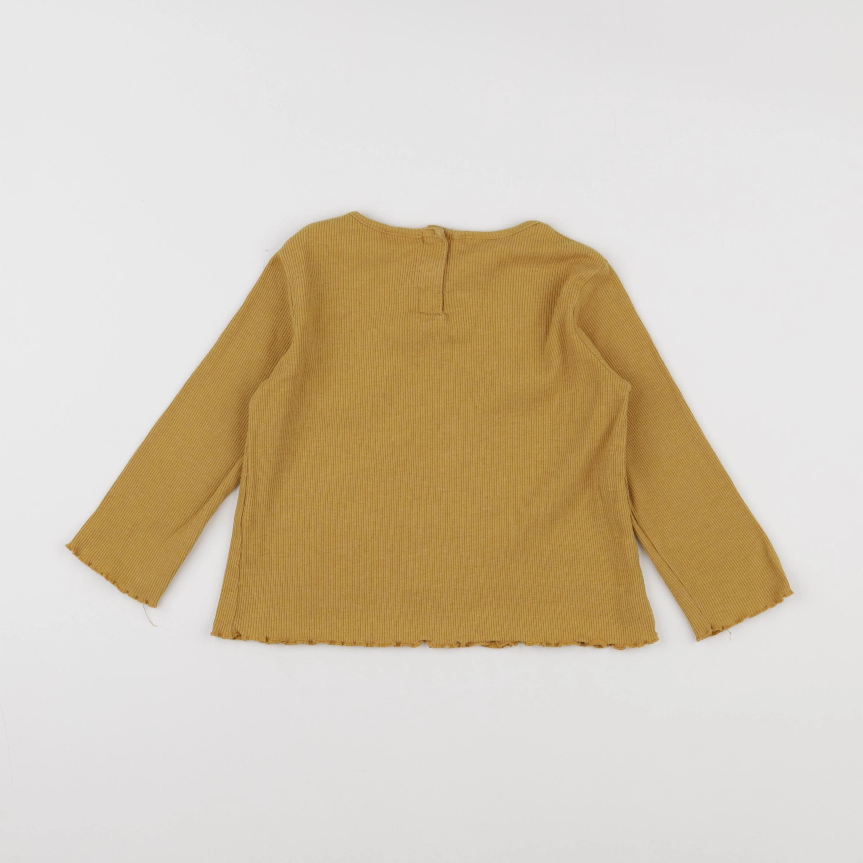 Zara - tee-shirt jaune - 2/3 ans