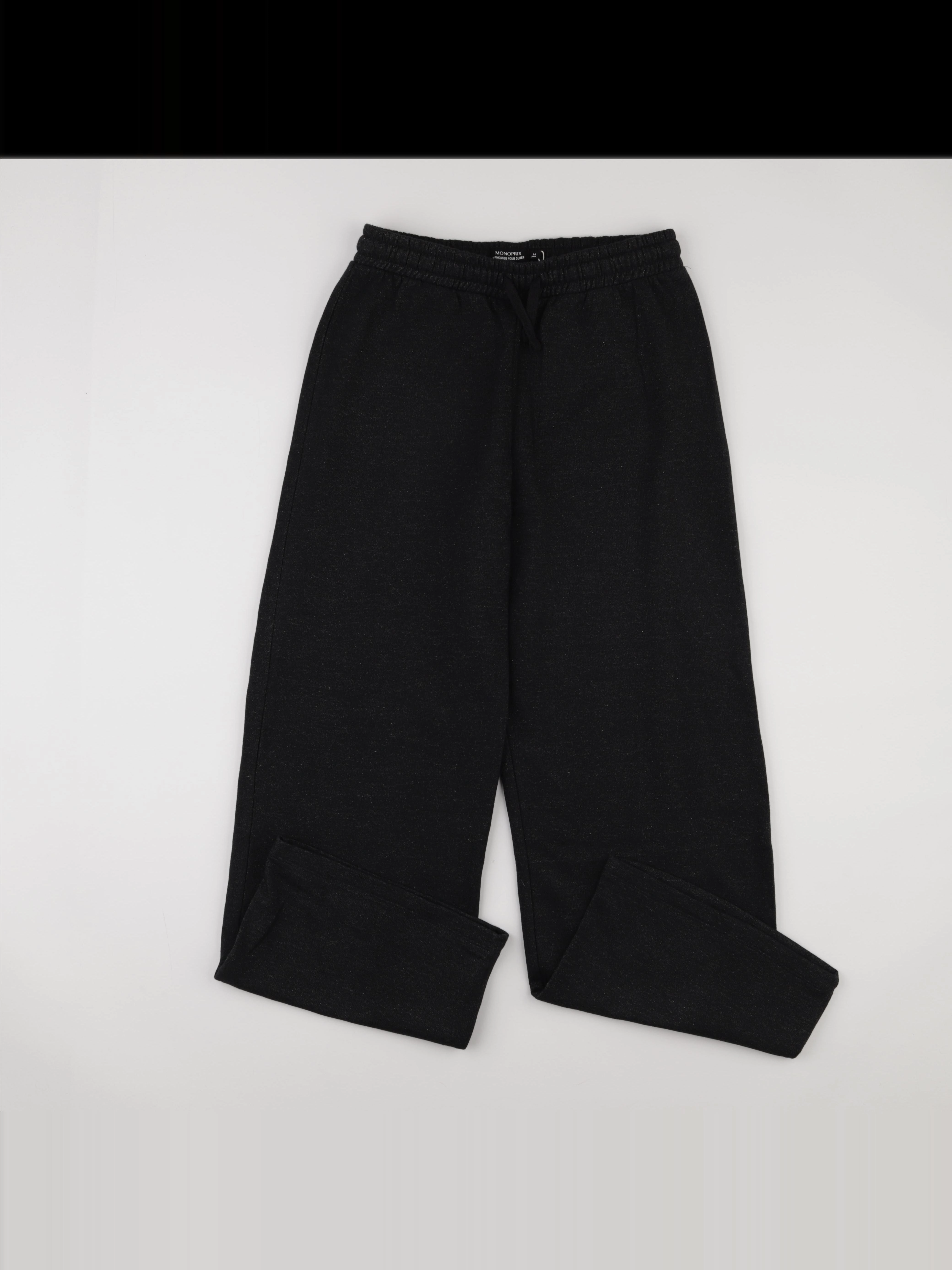 Monoprix - jogging noir, or - 14 ans