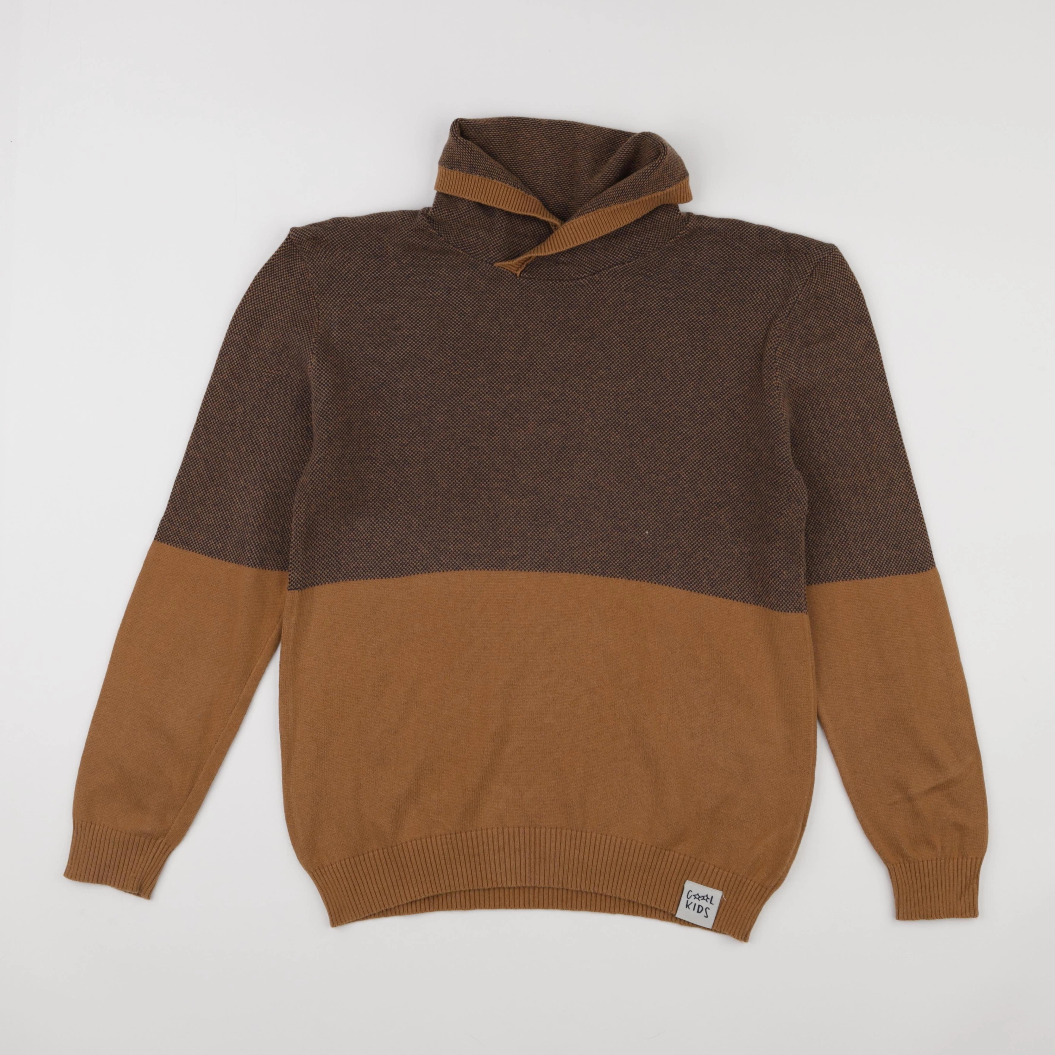 Vertbaudet - pull marron - 14 ans
