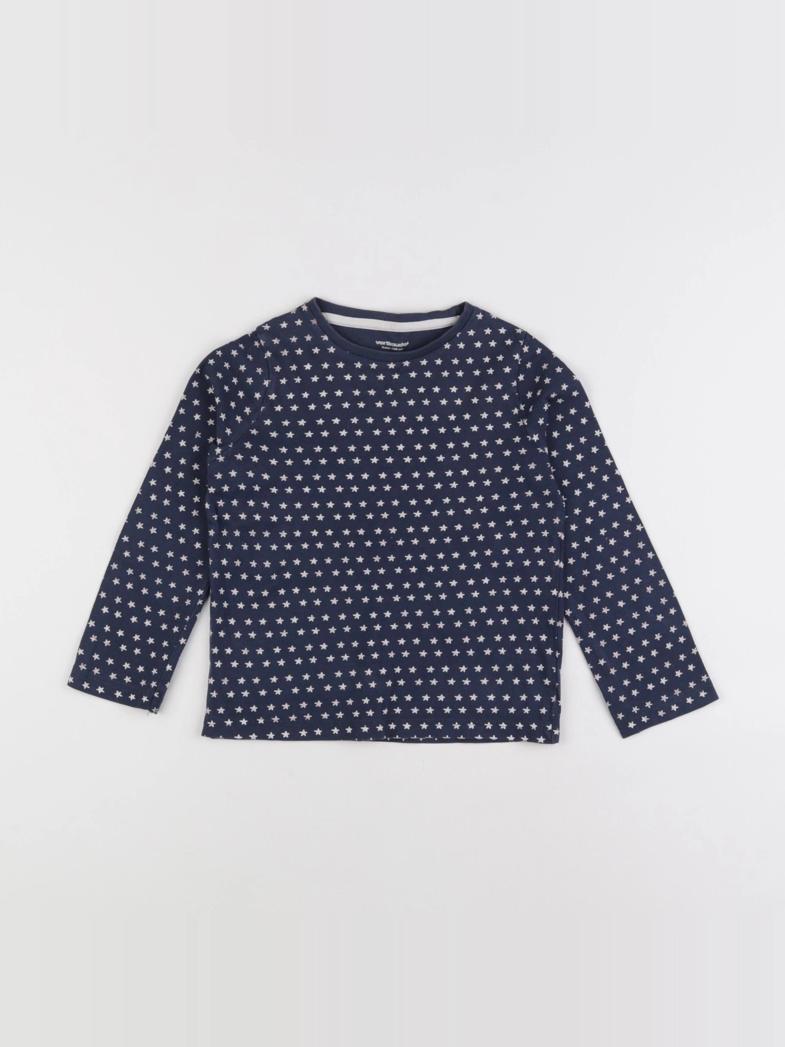 Vertbaudet - tee-shirt bleu - 5 ans