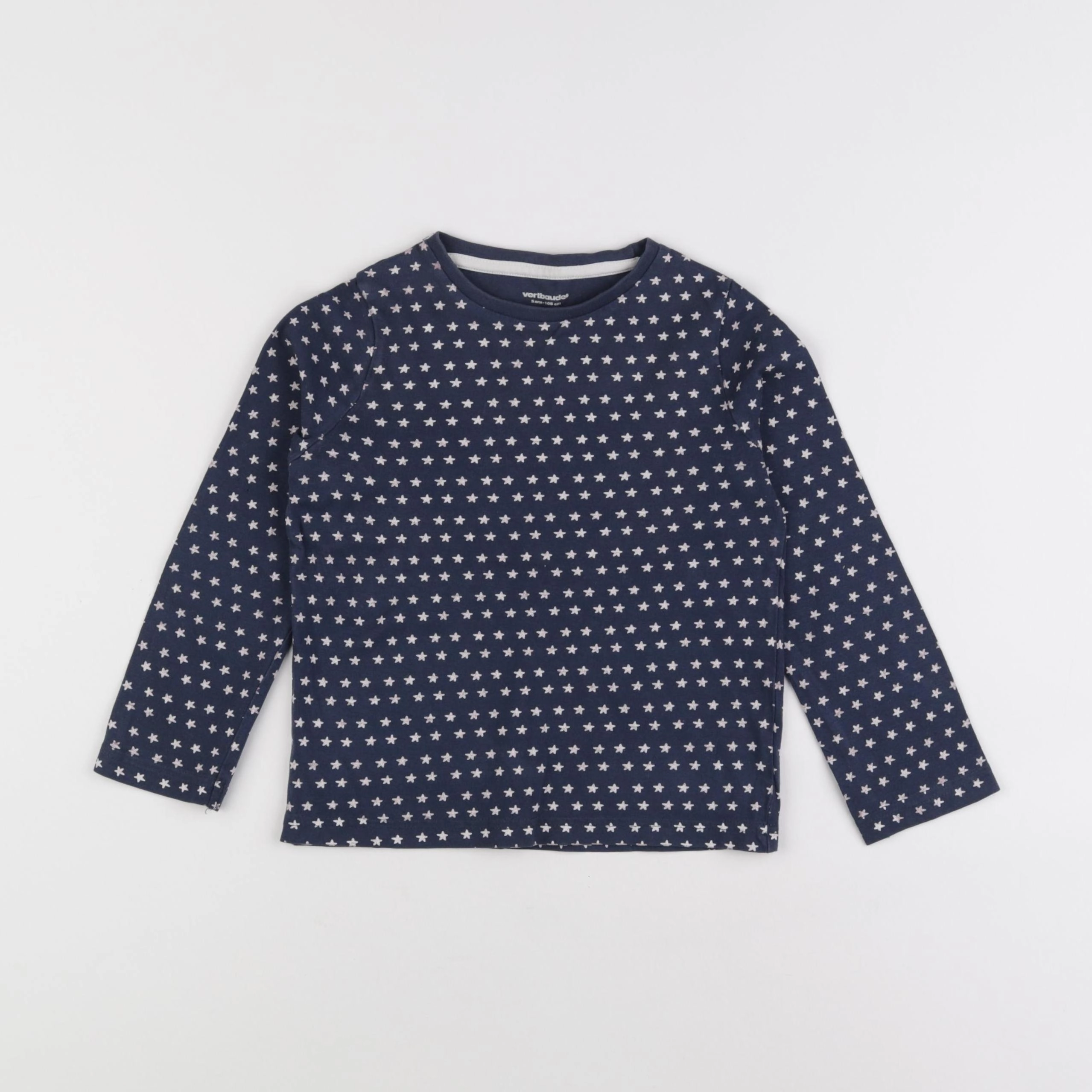 Vertbaudet - tee-shirt bleu - 5 ans