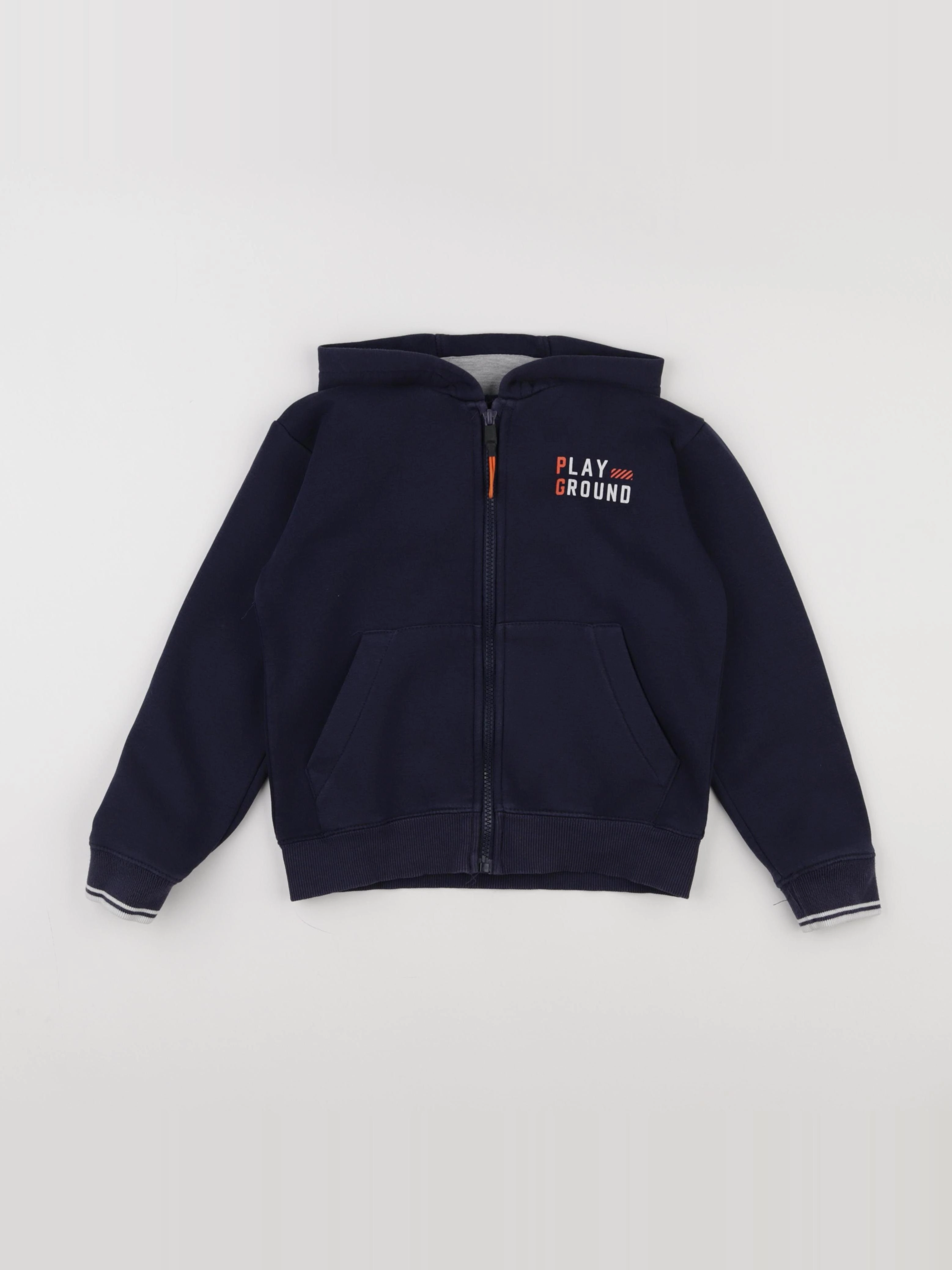 Vertbaudet - sweat bleu - 8 ans