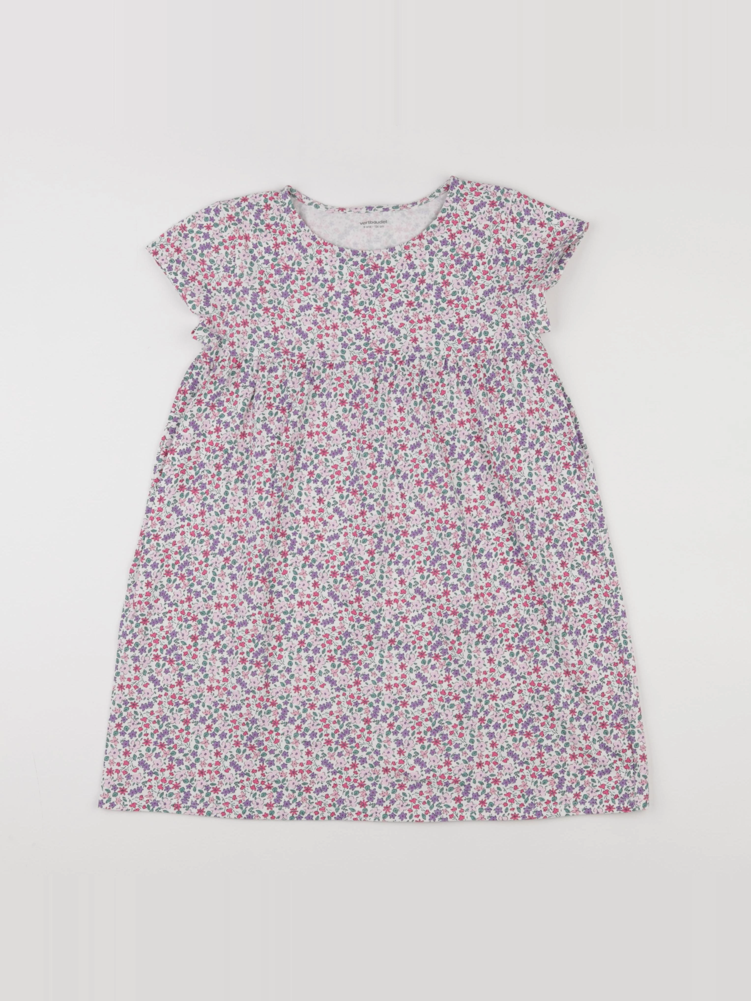 Vertbaudet - robe multicolore - 9 ans