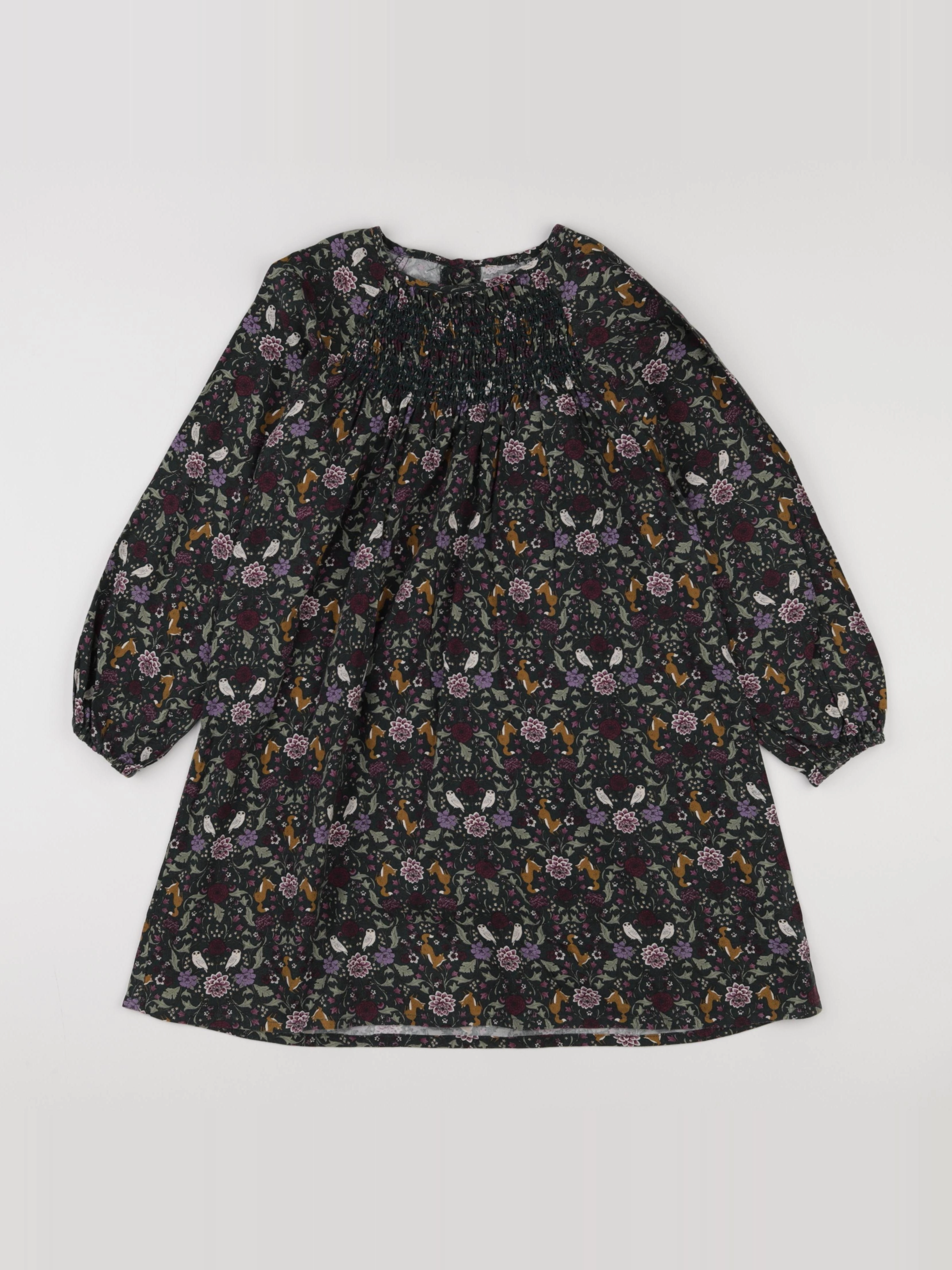 Vertbaudet - robe multicolore - 9 ans