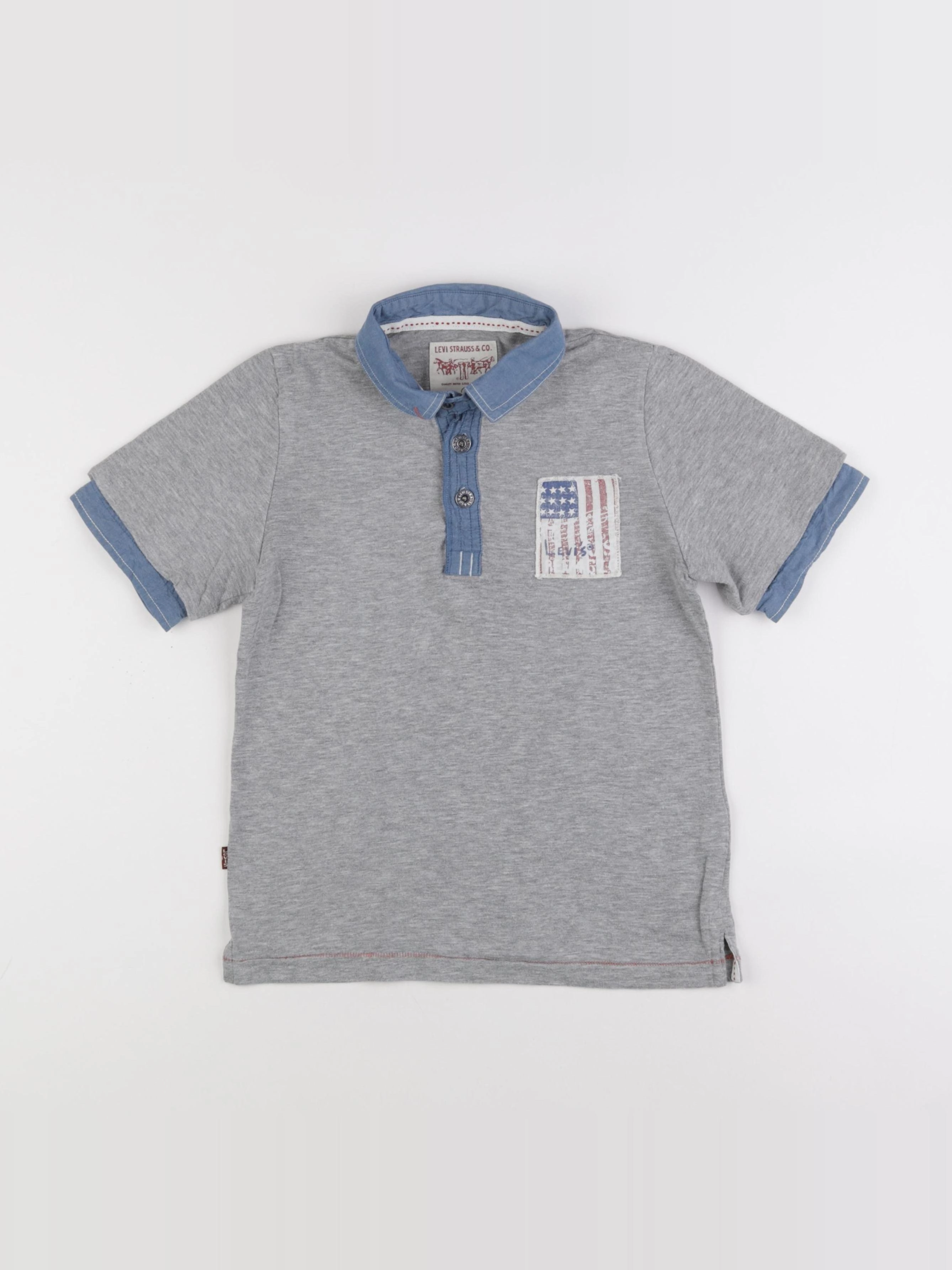 Levi's - polo gris - 8 ans