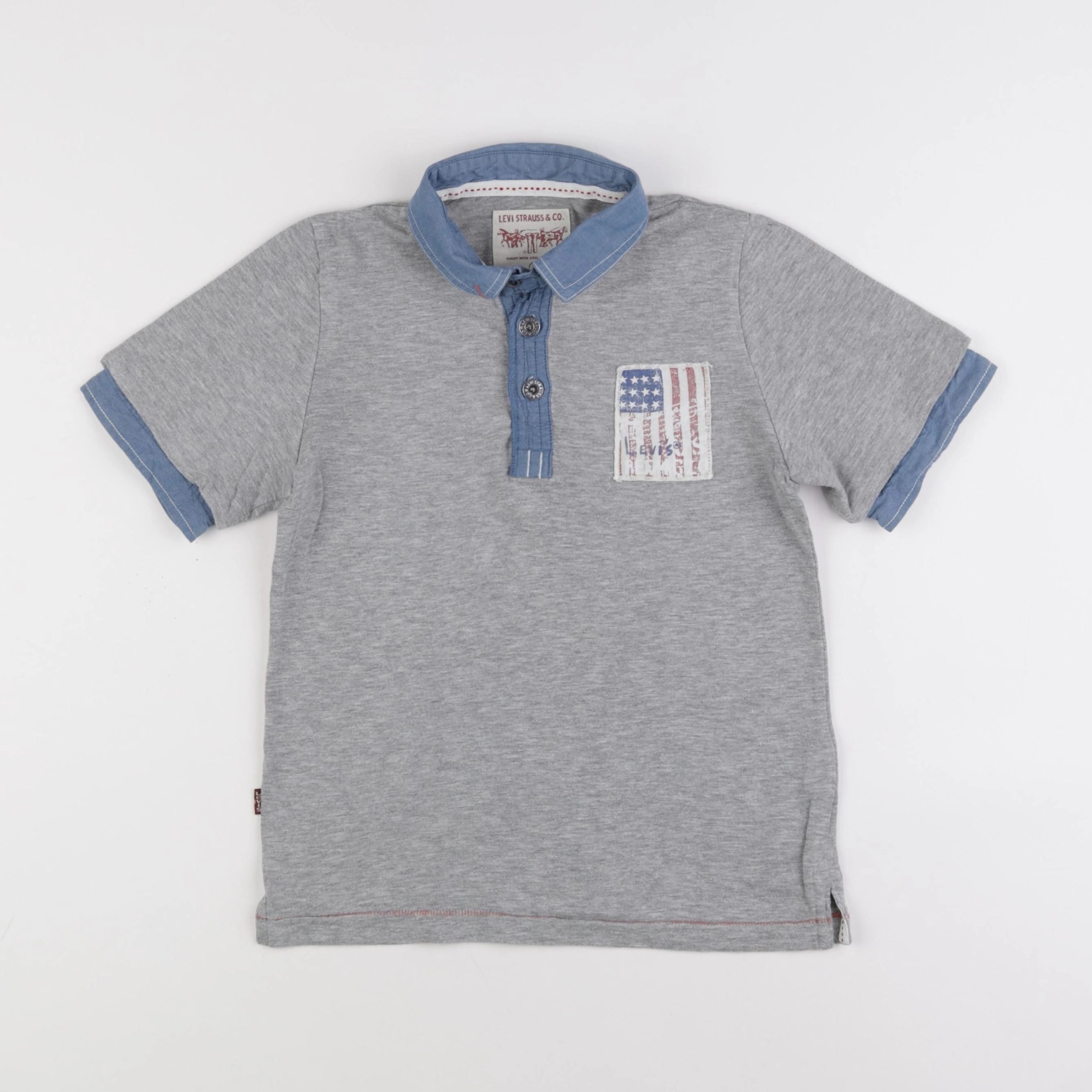 Levi's - polo gris - 8 ans