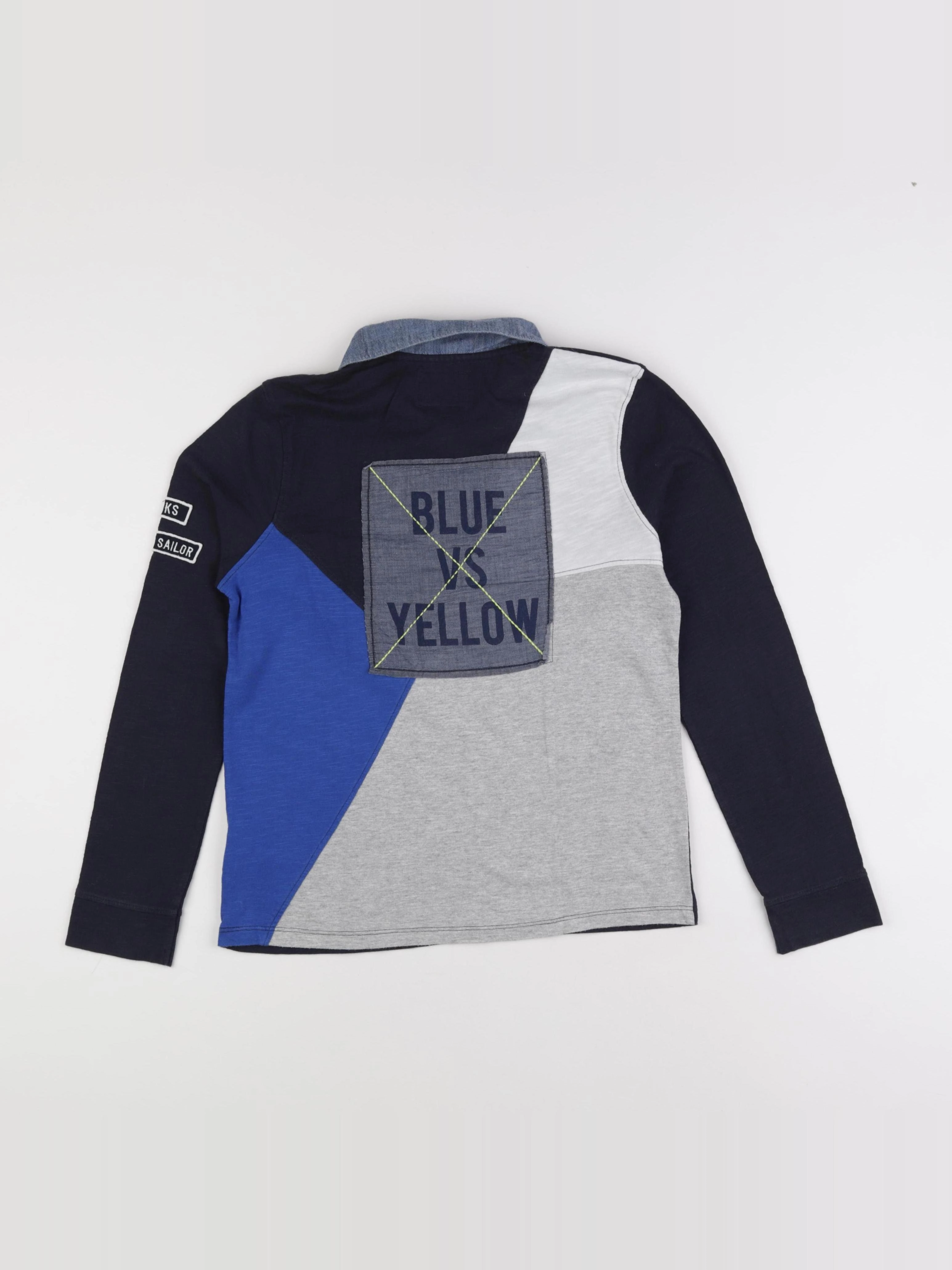 IKKS - polo imprimé au dos bleu - 12 ans