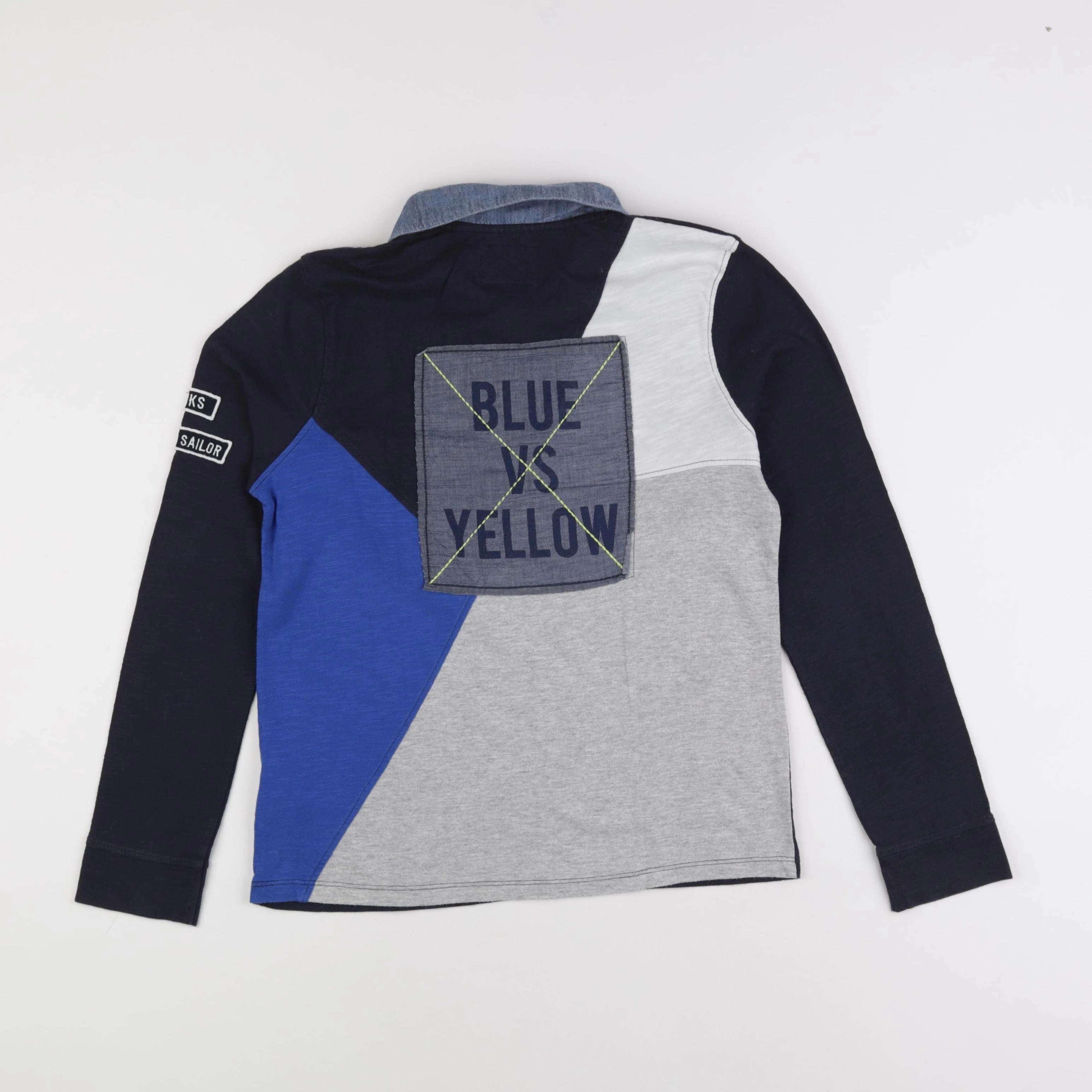IKKS - polo imprimé au dos bleu - 12 ans