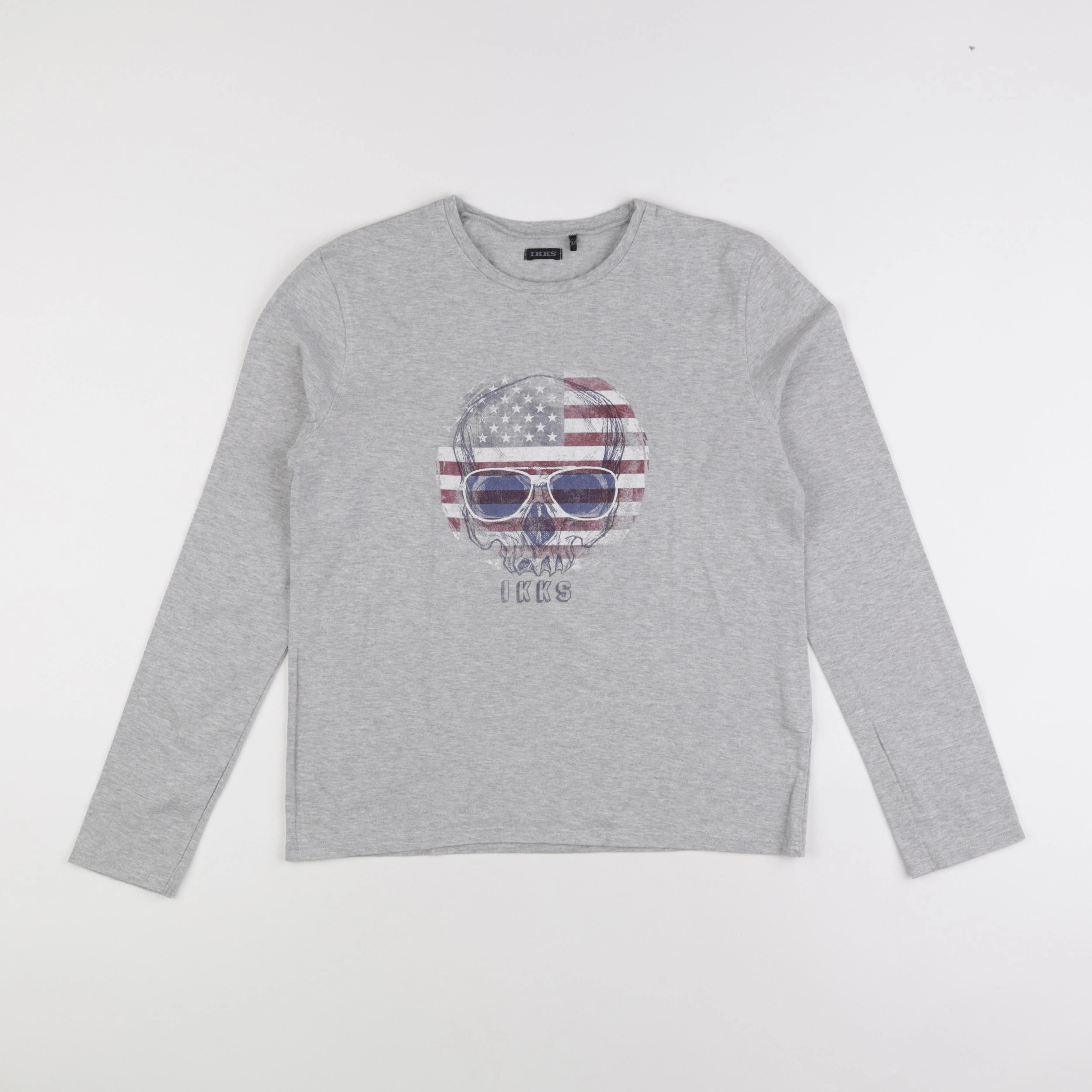 IKKS - tee-shirt gris - 14 ans